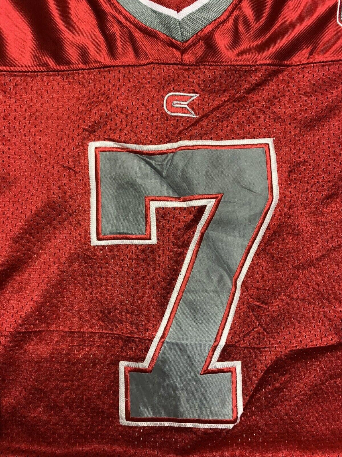Designer Colosseum Athletics Ohio State #7 Football Red Jersey Size L Size ONE SIZE - 3 Thumbnail
