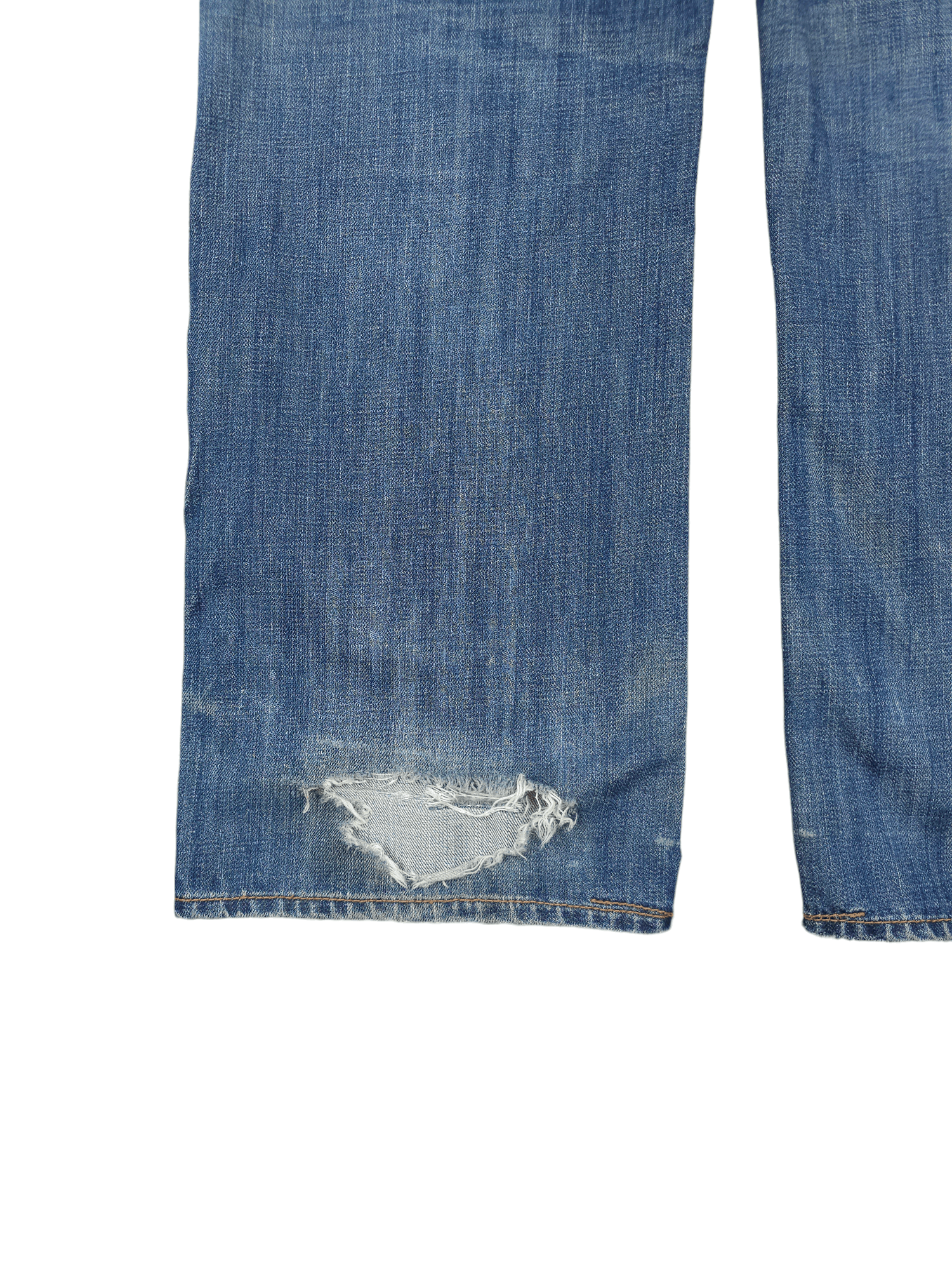 Japanese Brand × Tommy Hilfiger 💎 Size 38/30 Distressed Washed Ripped Baggy Denim Jeans Size US 38 / EU 54 - 14 Thumbnail