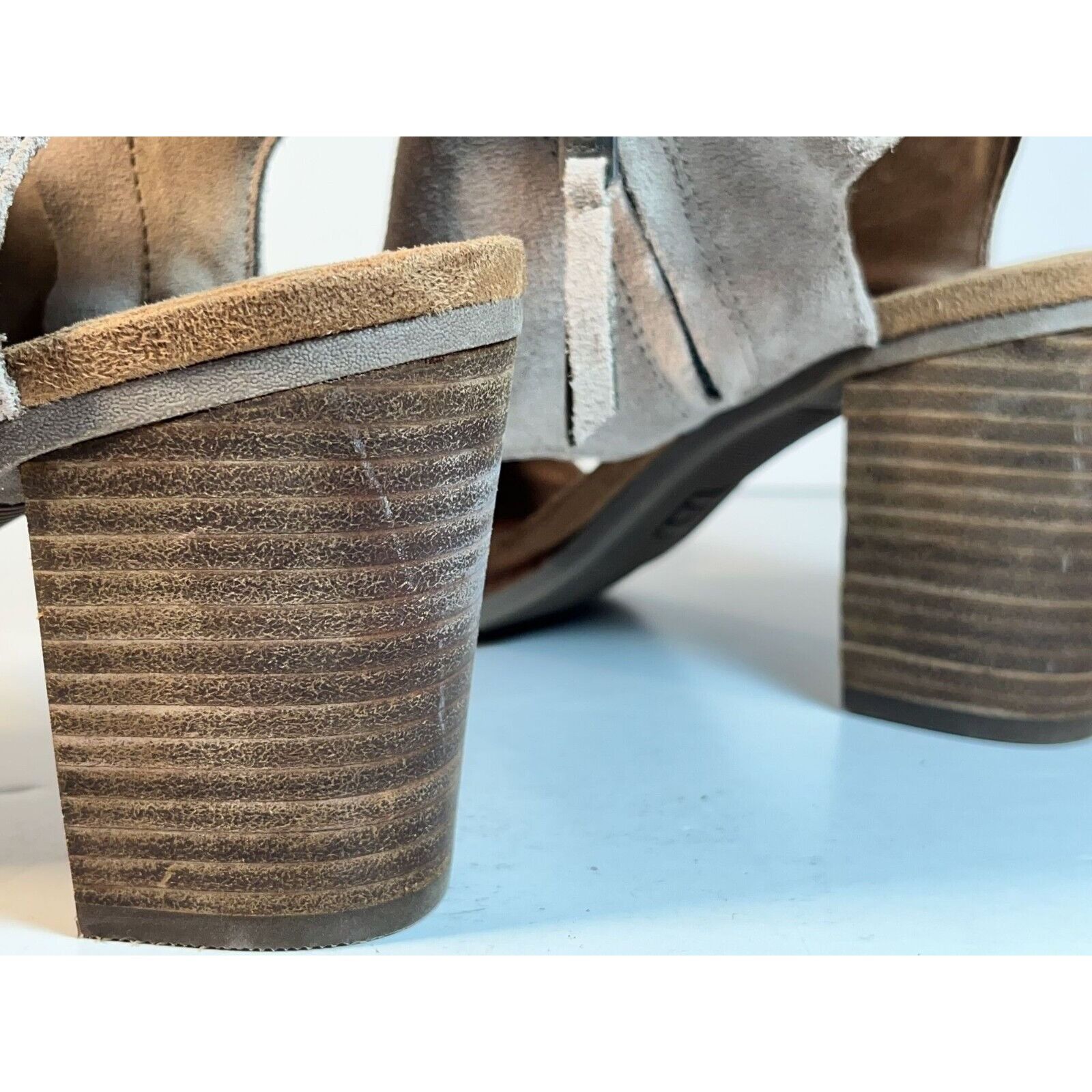 Toms TOMS Suede Majorca Cutout Block Heels Womens Casual Sandals Size US 9 / IT 39 - 12 Thumbnail