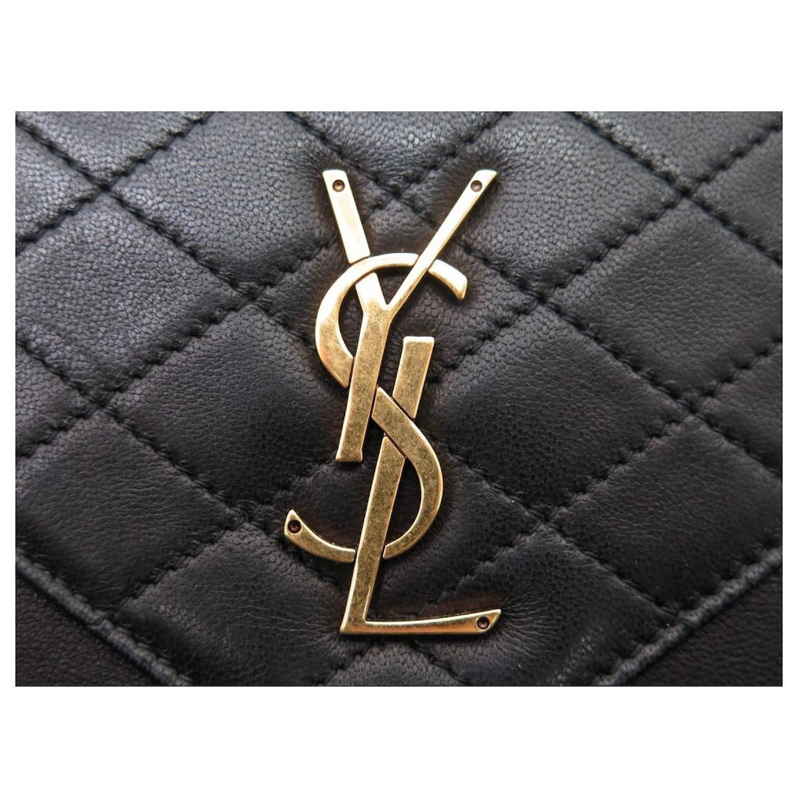 Saint Laurent Paris o1b1hav110824 Size: OS / Gaby Satchel Bag Lambskin in Black Size ONE SIZE - 11 Thumbnail