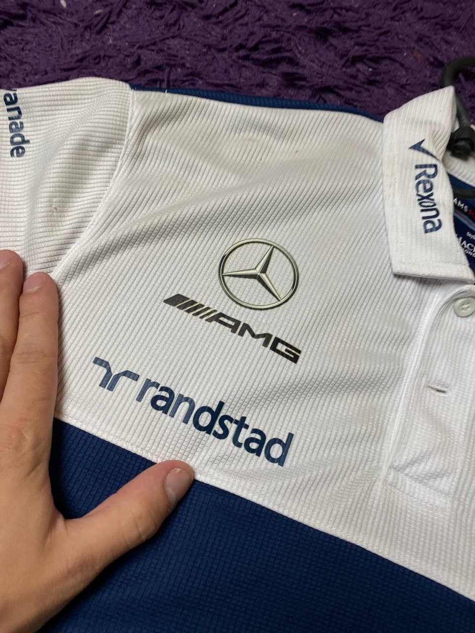 Hackett Vintage logo Hackett Mercedes-Benz T-Shirt Martini Y2K polo Size US L / EU 52-54 / 3 - 5 Thumbnail