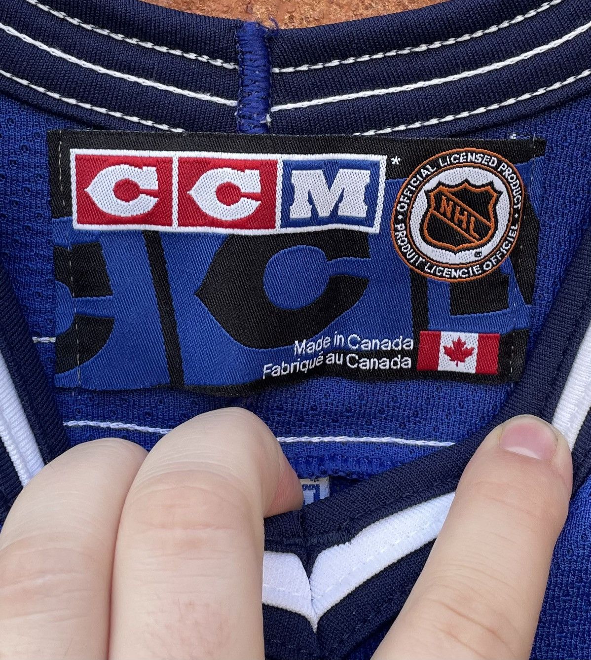 Ccm Vintage 90s CCM St Louis Blues Hockey Jersey Size US M / EU 48-50 / 2 - 2 Thumbnail