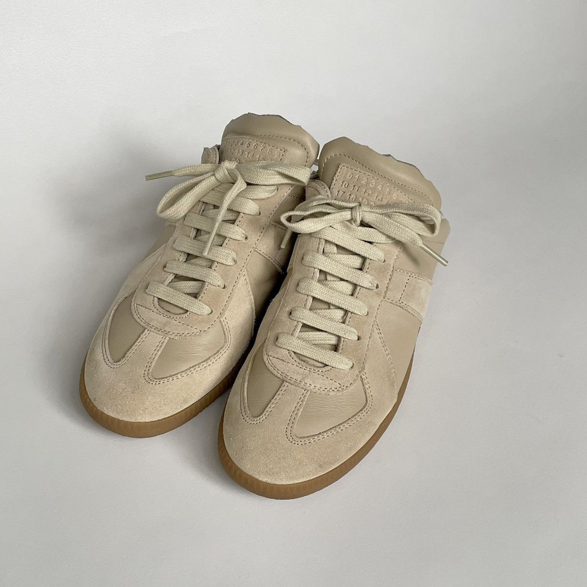 Maison Margiela S/S 21 Beige Mule GAT Sneakers Size US 7 / IT 37 - 3 Thumbnail