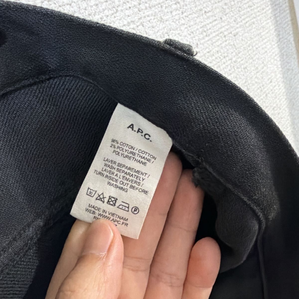 A.P.C. A.P.C. Petit New Standard Black Denim Jeans Slim Raw Size US 30 / EU 46 - 5 Thumbnail