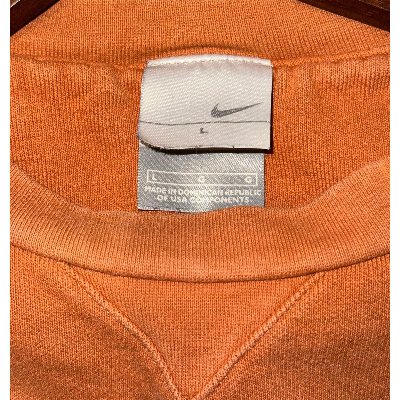 Nike Nike Burnt Orange Crewneck Sweatshirt 🧡👕 Size L Size US L / EU 52-54 / 3 - 3 Thumbnail