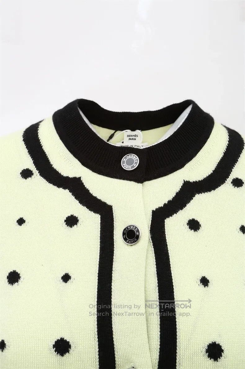 Hermes Hermes Long Sleeve Knit Cardigan Size S / US 4 / IT 40 - 6 Thumbnail