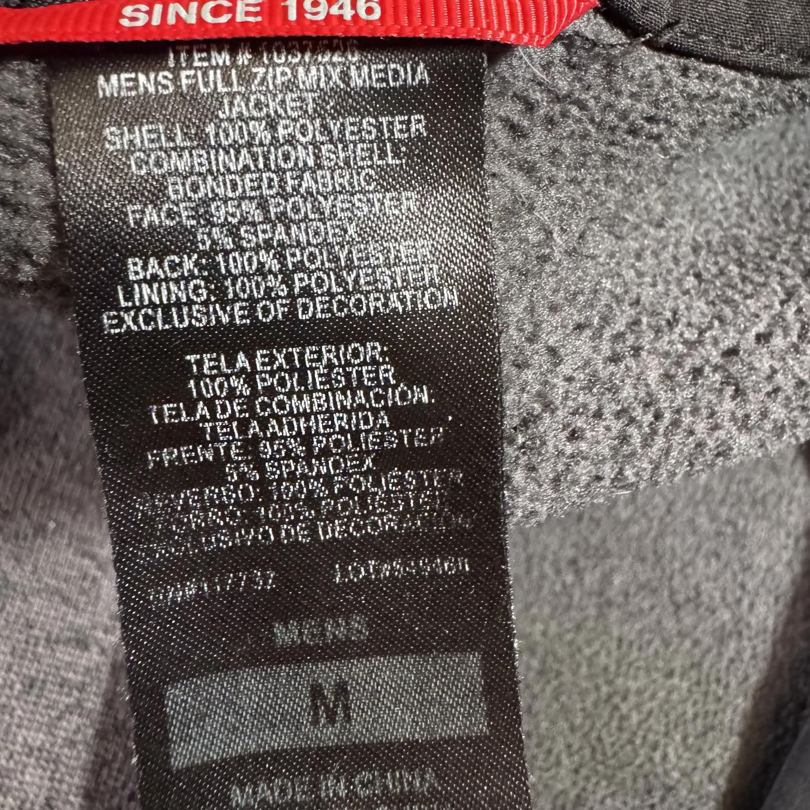 Designer Gerry Jacket Mens Medium Gray Black Fleece Softshell Coat Size US M / EU 48-50 / 2 - 12 Thumbnail