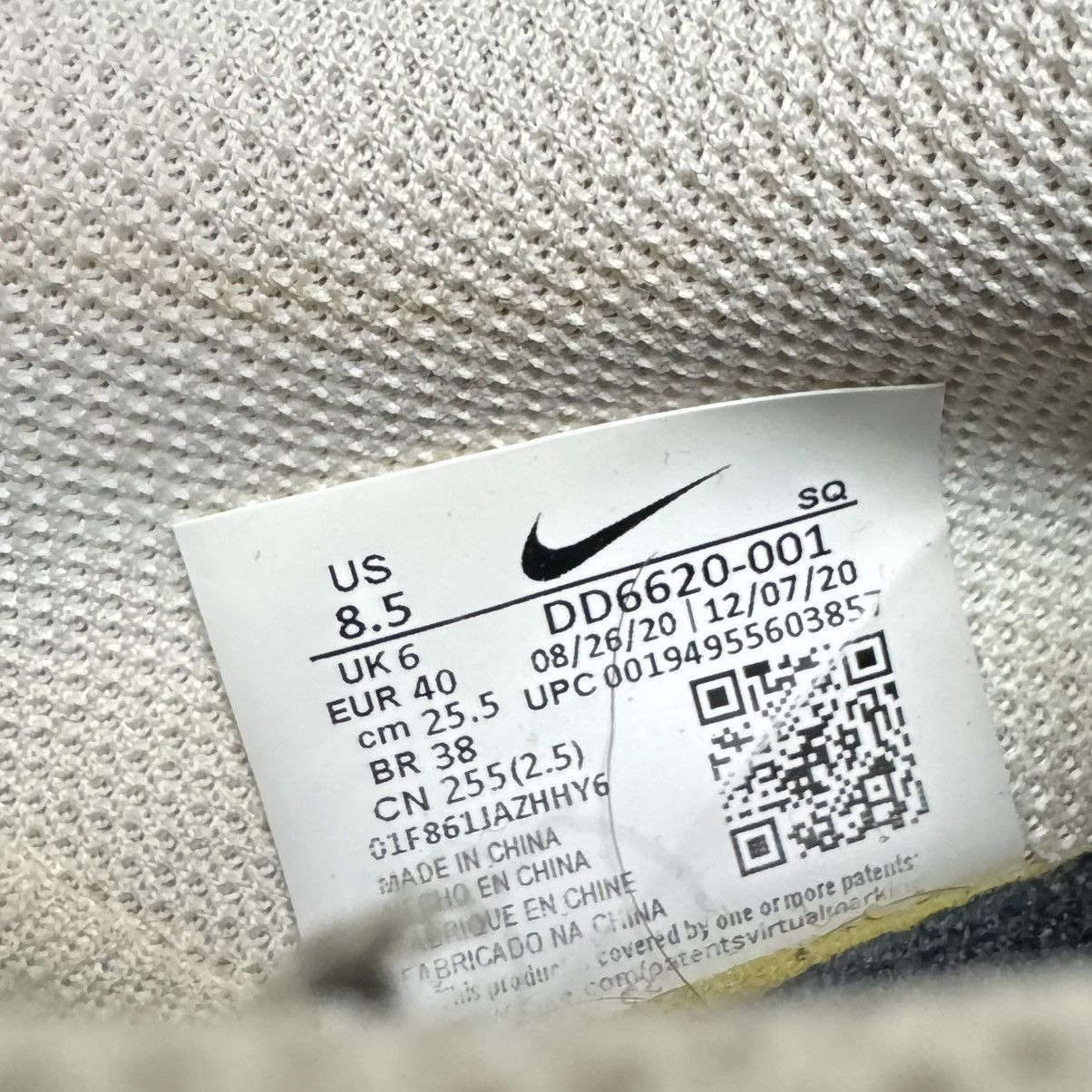 Nike Nike (DD6620-001) Dunk Disrupt Low Ivory, Black, White Size US 8.5 / EU 41-42 - 10 Thumbnail