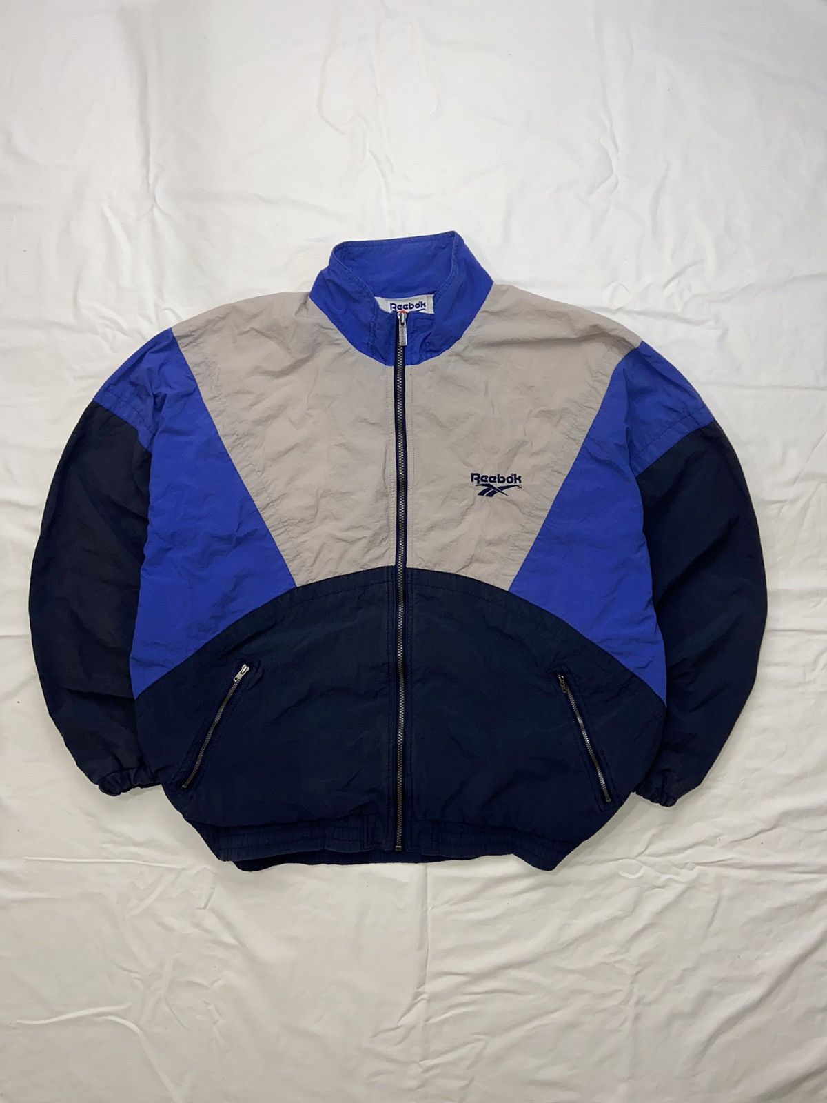 Adidas × Vintage VINTAGE Y2K REEBOK WINDBREAKER TECHNO JACKET SKAT DRILL DRIP Size US XXL / EU 58 / 5 - 1 Thumbnail