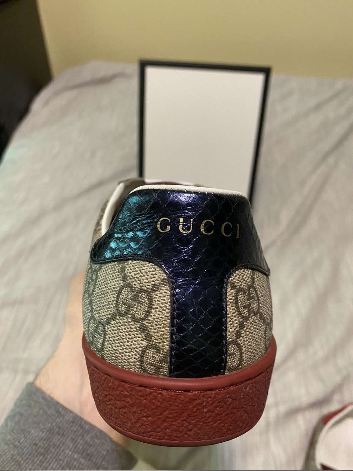 Gucci Gucci GG Supreme New Ace Sneakers Size US 9 / EU 42 - 3 Thumbnail