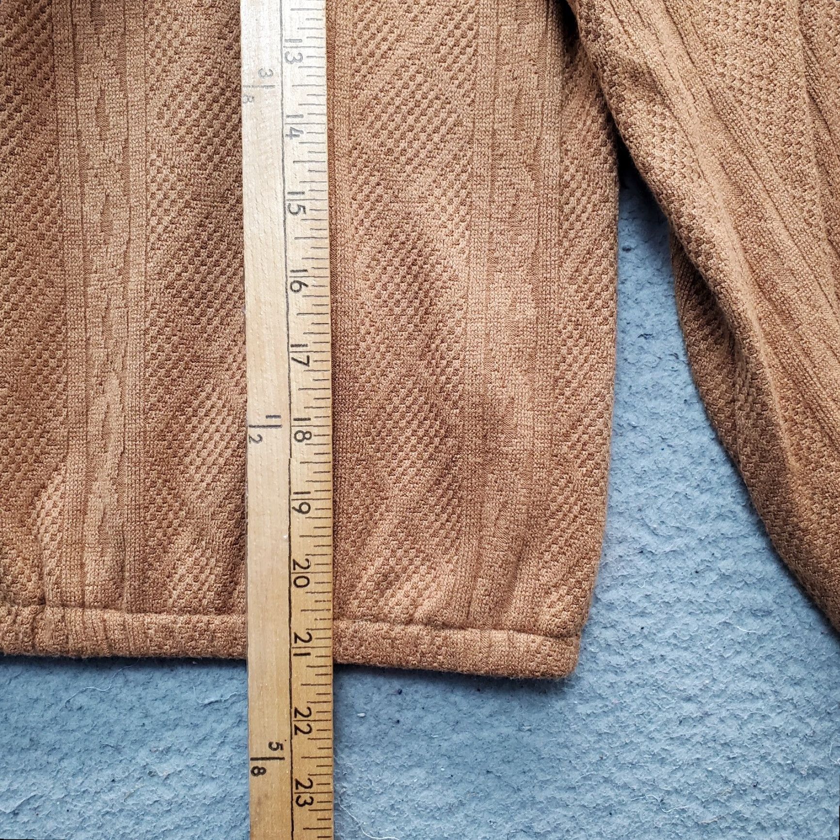 Vintage Altar'd State Cropped Top Womens Size S Brown Balloon Sleeve Round Neck Pullover Shirt Womens Small Brown Balloon Sleeve Pullover Size S / US 4 / IT 40 - 3 Thumbnail