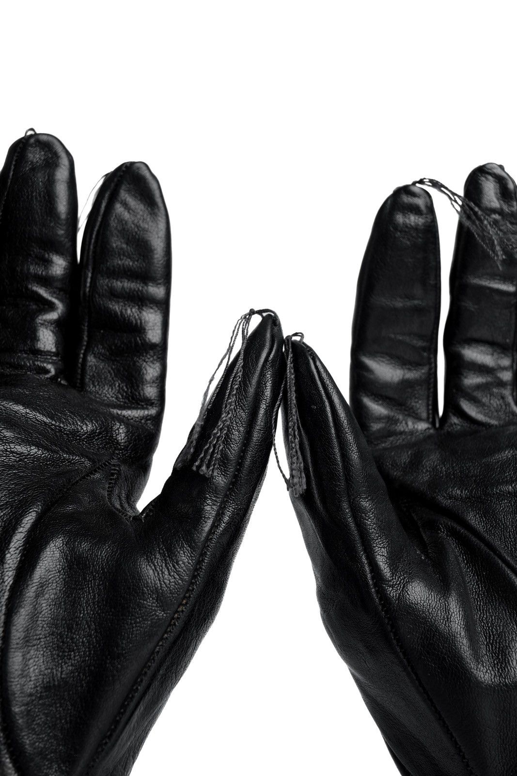 Carol Christian Poell Carol Christian Poell Leather Gloves With Tassels Size 46 - 4 Thumbnail