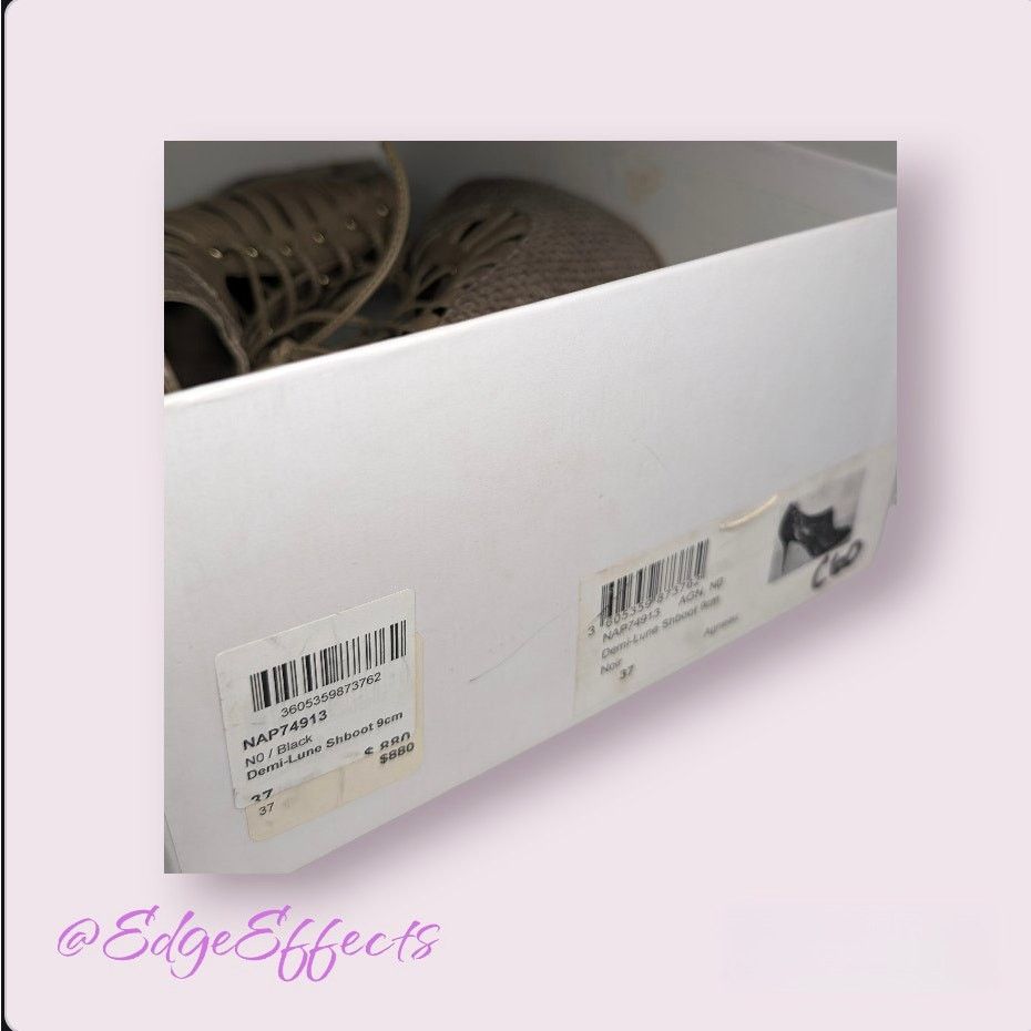 Dior CHRISTIAN DIOR Taupe Python Caged High Heel Booties 7 w/Box Size US 7 / IT 37 - 7 Thumbnail