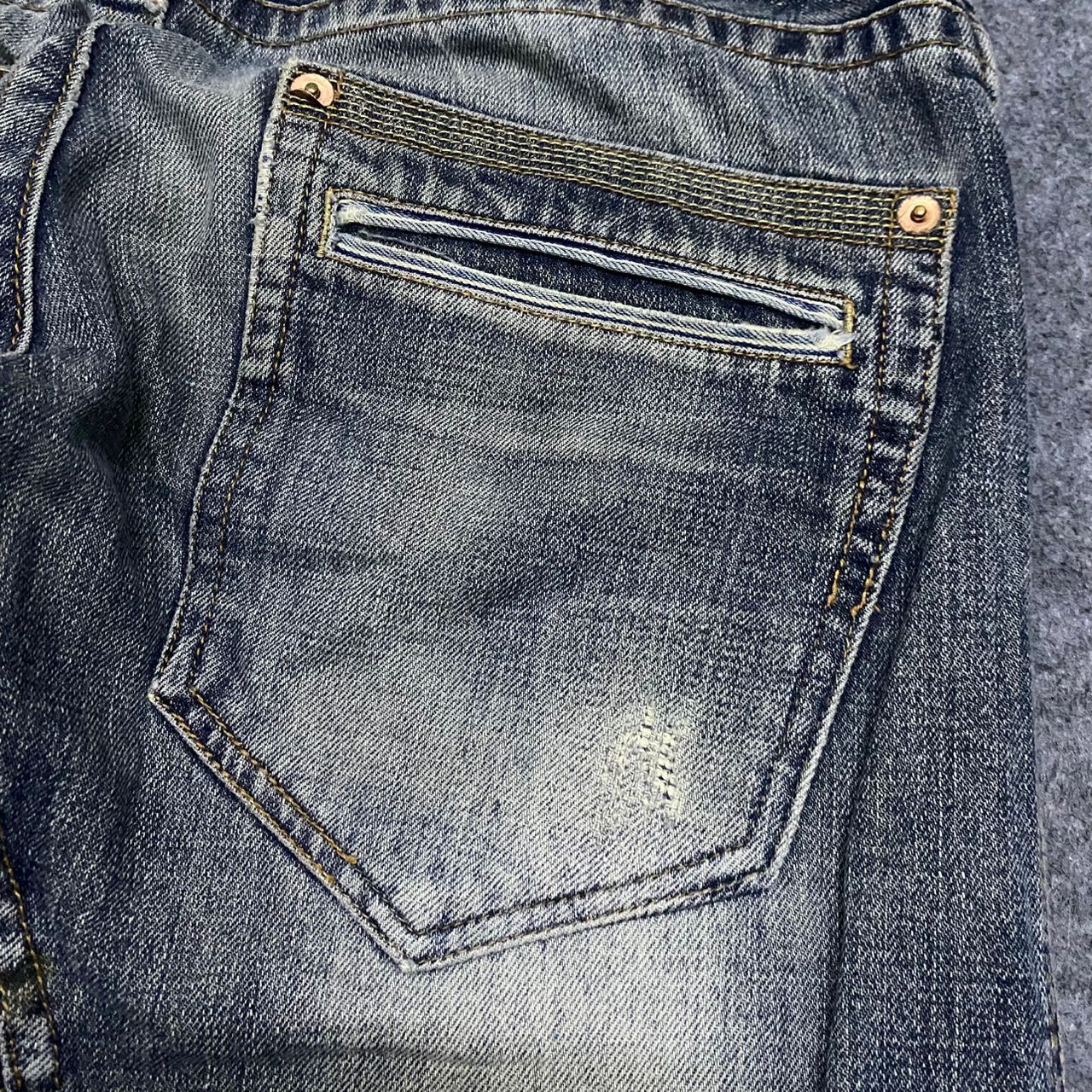 If Six Was Nine 💥Best offer💥Vintage Made in Heaven Punk Distressed Denim Size US 34 / EU 50 - 13 Thumbnail