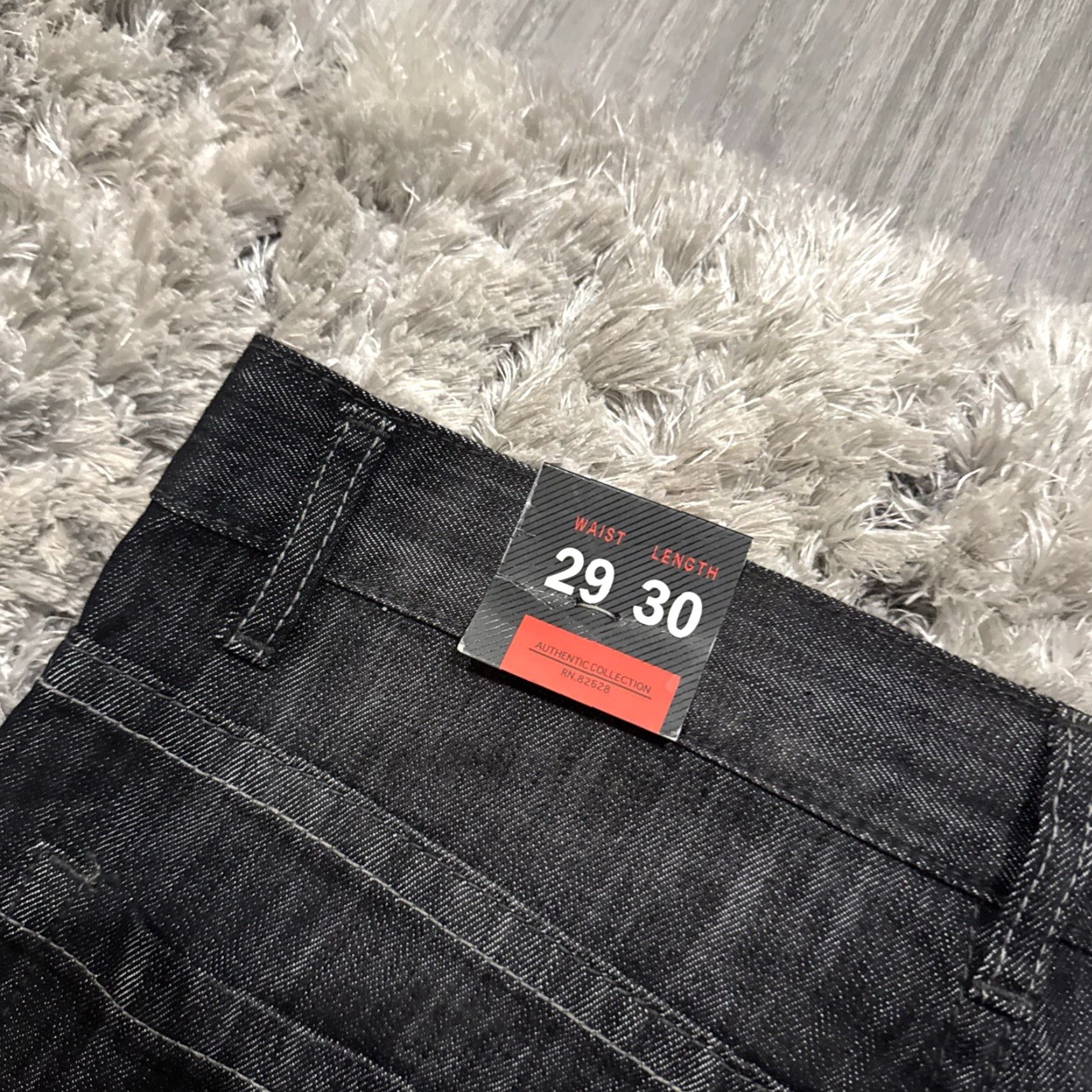 Southpole VINTAGE Southpole Jeans Baggy Deadstock Men’s 29x30 Black Embroidered 90s Y2K Grail Straight Jeans Mens Size US 29 - 4 Thumbnail
