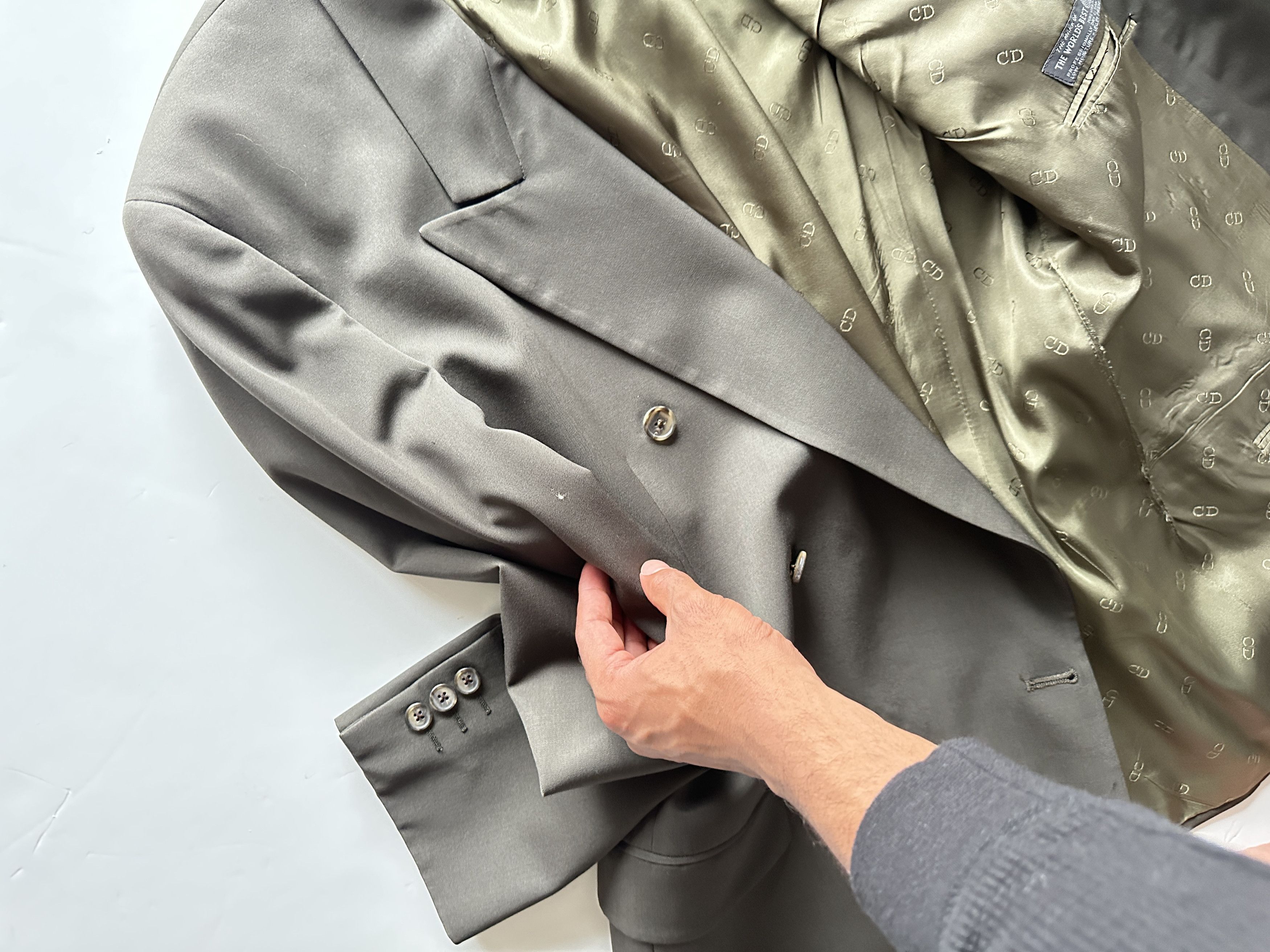 Christian Dior Monsieur Christian Dior Vintage Double-Breasted Blazer — 44R / Size 44R - 6 Thumbnail