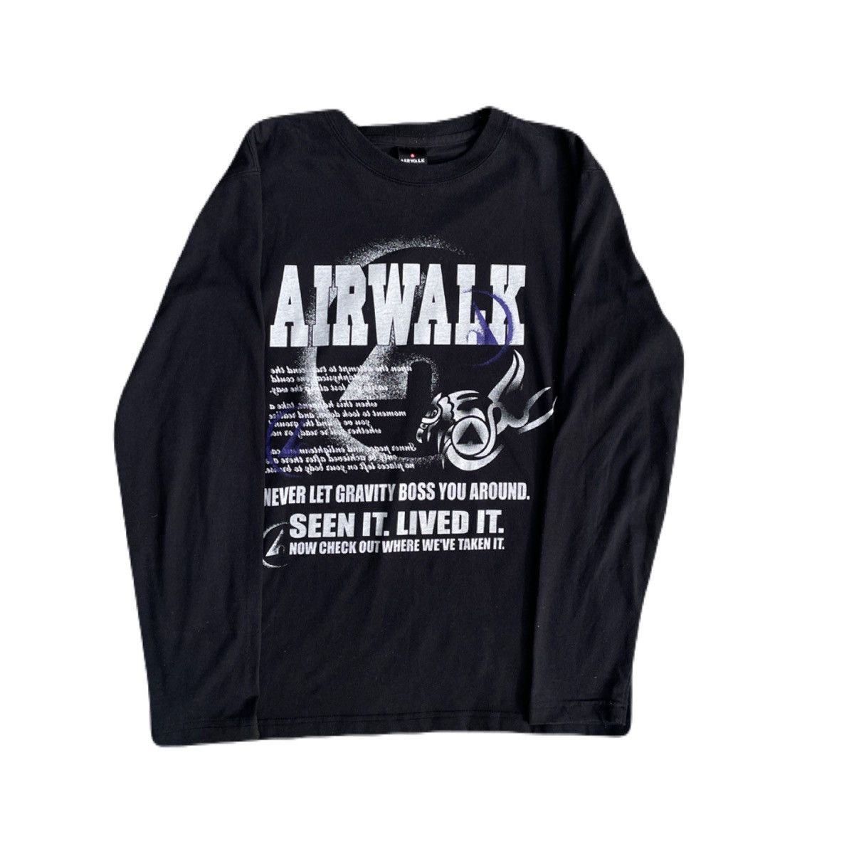 If Six Was Nine 2000s Japanese archive Vkei Poem Long Sleeve Tee Gyaruo Size US M / EU 48-50 / 2 - 2 Thumbnail