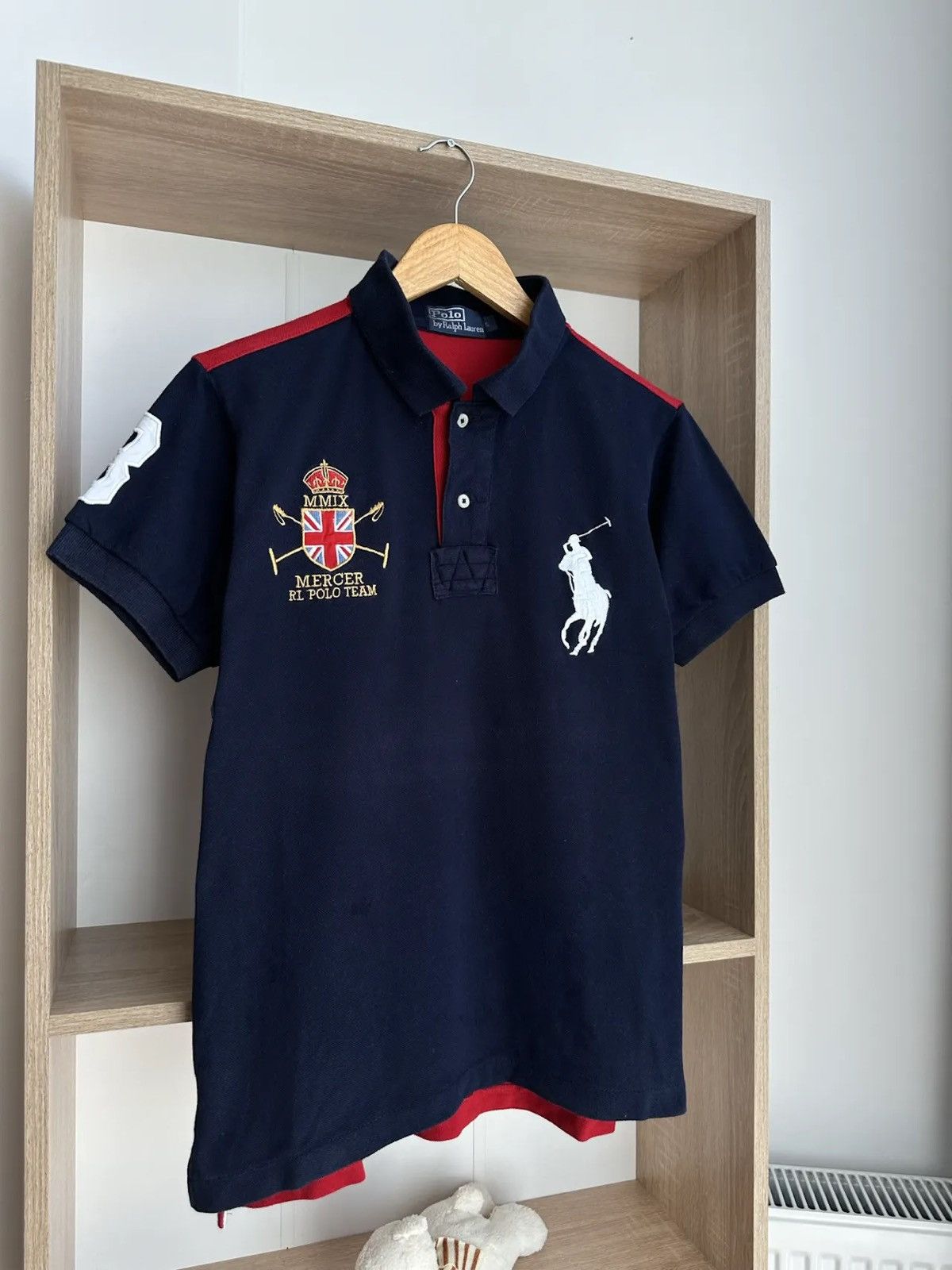 Polo Ralph Lauren × Vintage Vintage Polo Ralph Lauren Mercer RL Polo Team T-Shirt Size US S / EU 44-46 / 1 - 5 Thumbnail