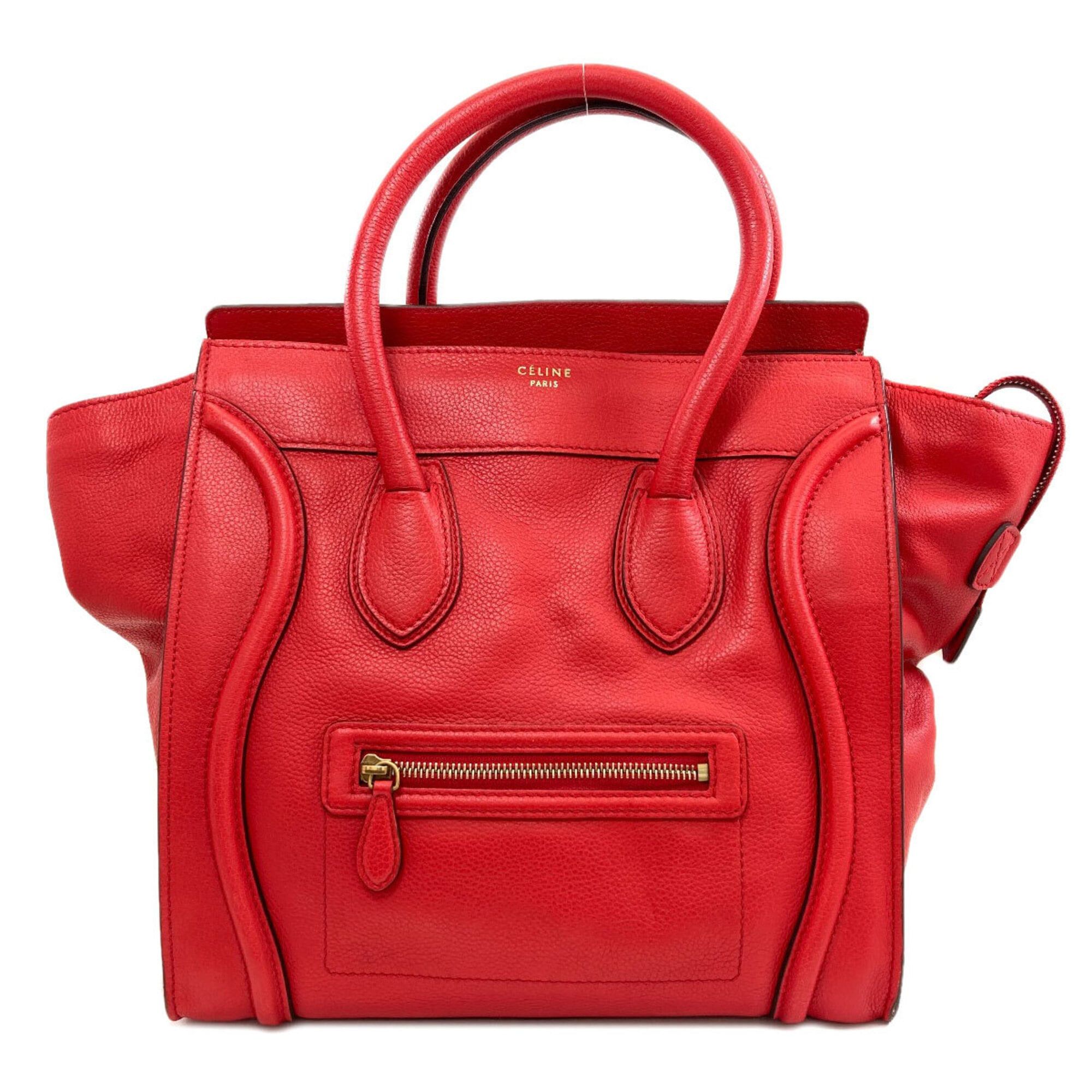 Celine Celine Luggage Mini Handbag, Calfskin, Women's Size ONE SIZE - 1 Thumbnail