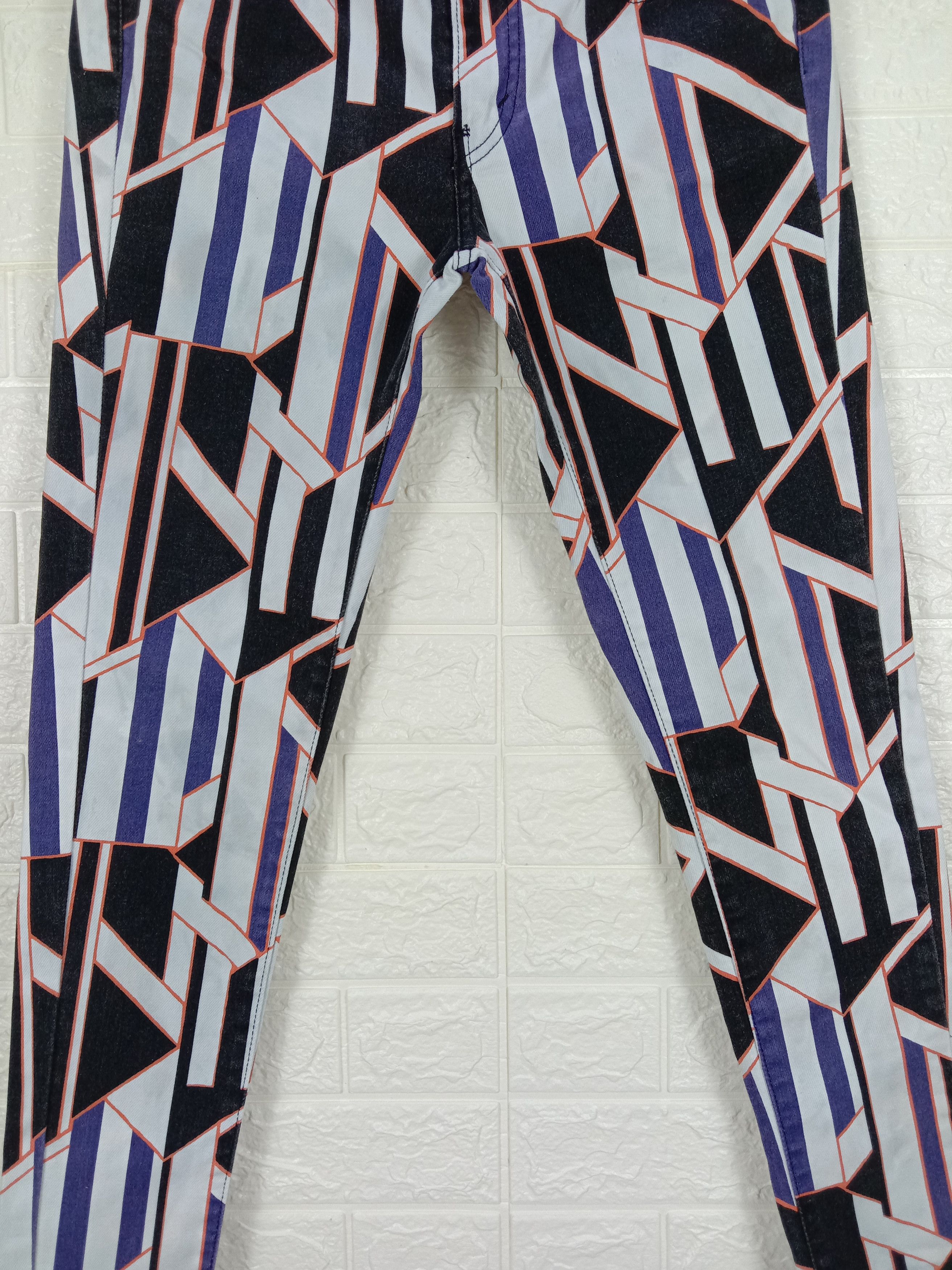 Levi's Levi's Geometric Design Multicolor Jeans Size 29" - 3 Thumbnail