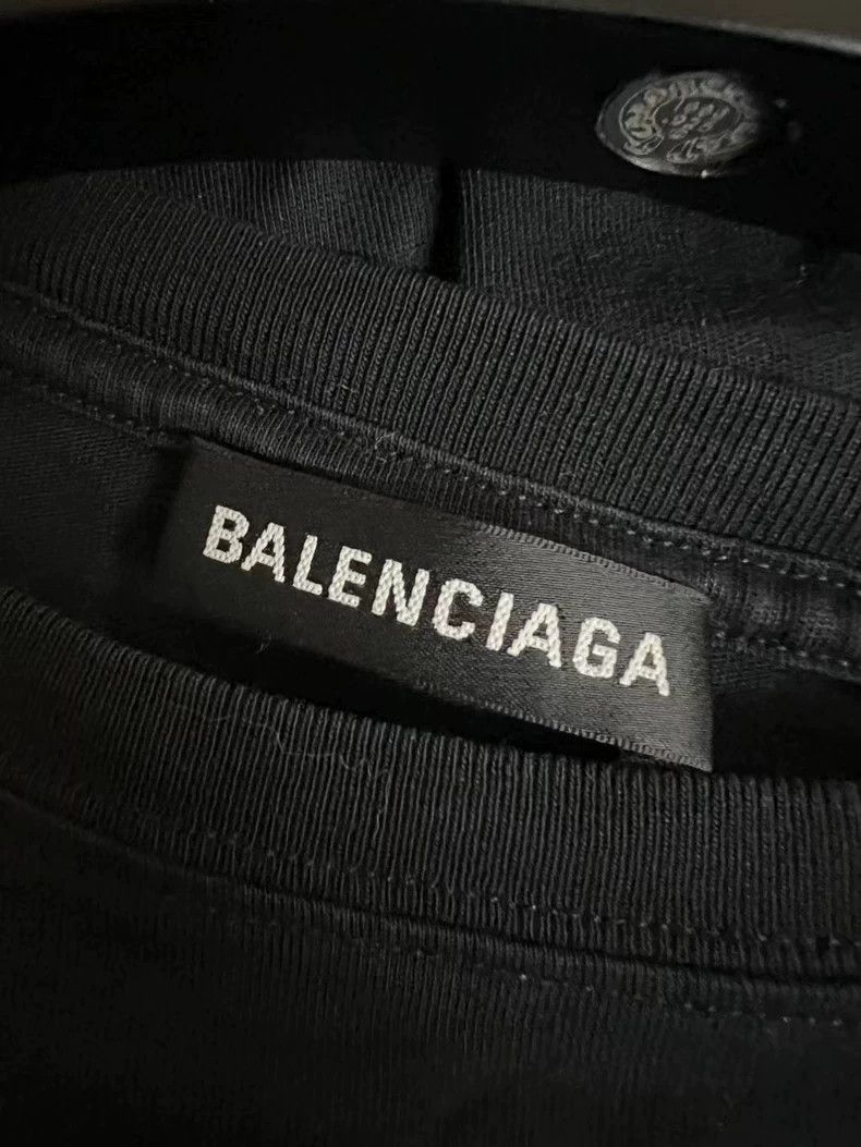 Balenciaga Balenciaga Small logo short sleeve Size US XL / EU 56 / 4 - 3 Thumbnail