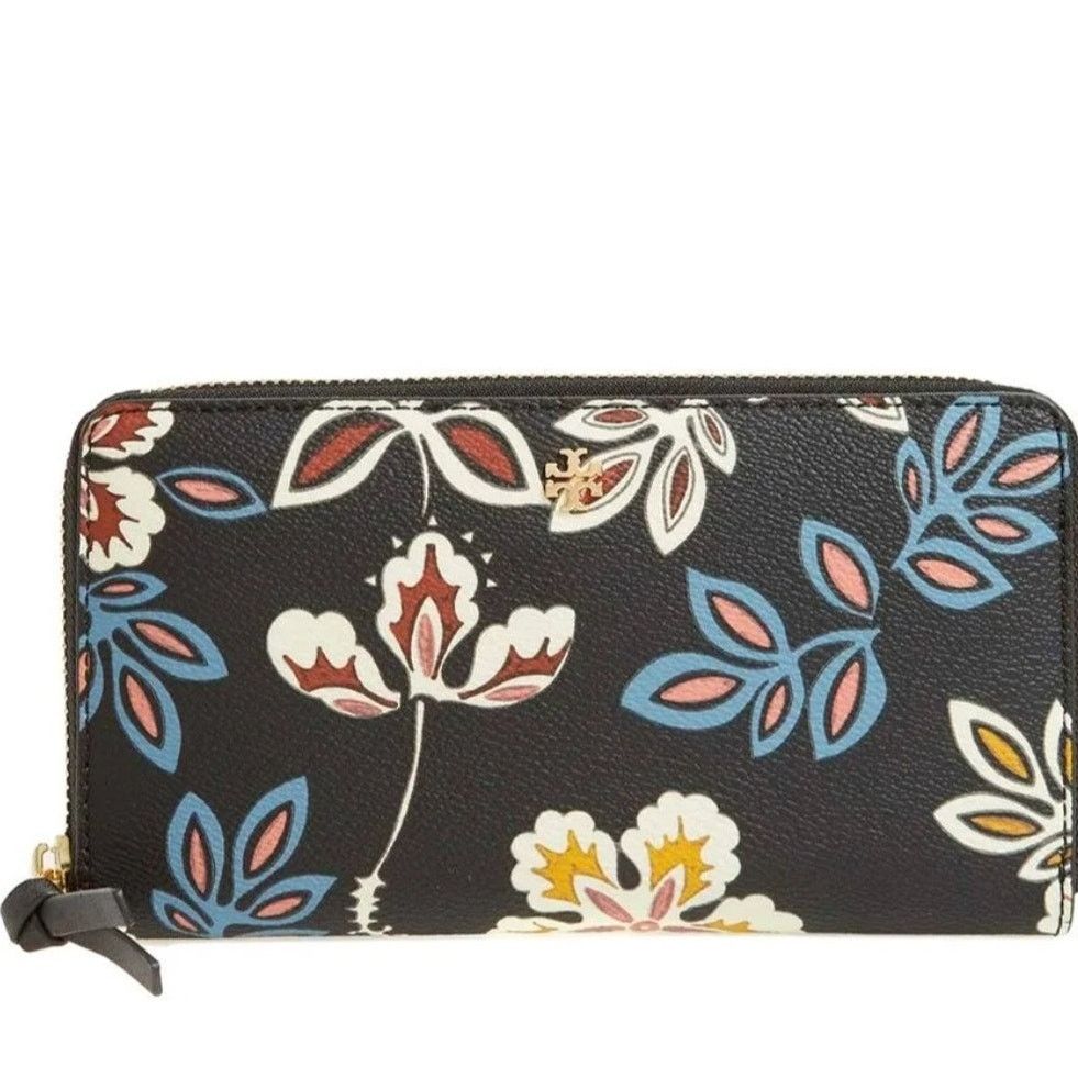 Tory Burch Tory Burch floral kerrington hopewell zip continental wallet Size ONE SIZE - 1 Thumbnail