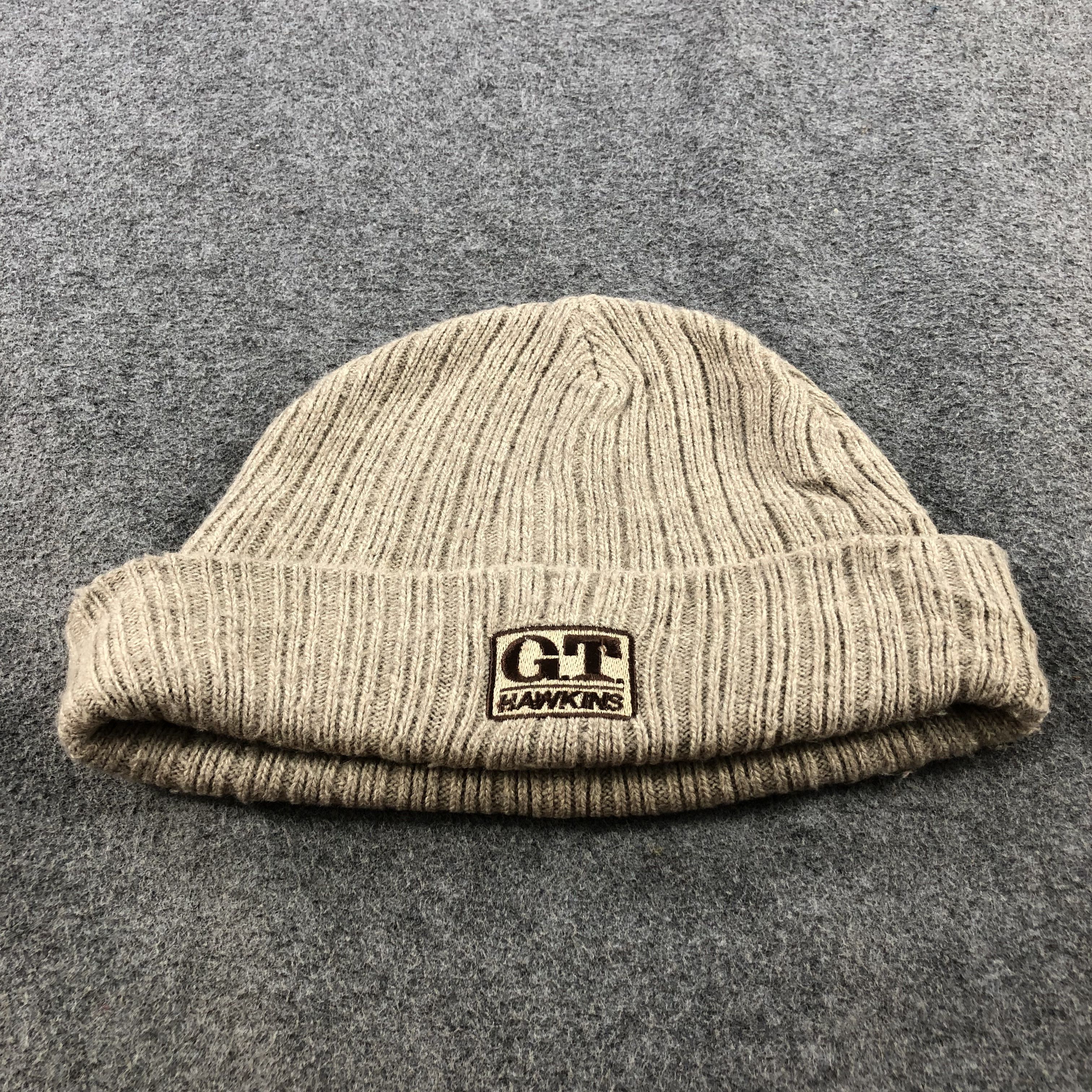 Vintage GT Hawkins Fisherman Beanie Snowcap Snow Hat B191 Size ONE SIZE - 3 Thumbnail
