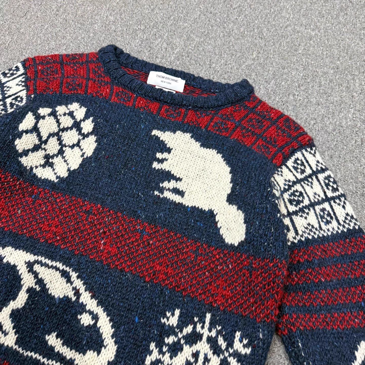 Thom Browne Thom Browne animal print sweater 2 99 new Size US M / EU 48-50 / 2 - 3 Thumbnail