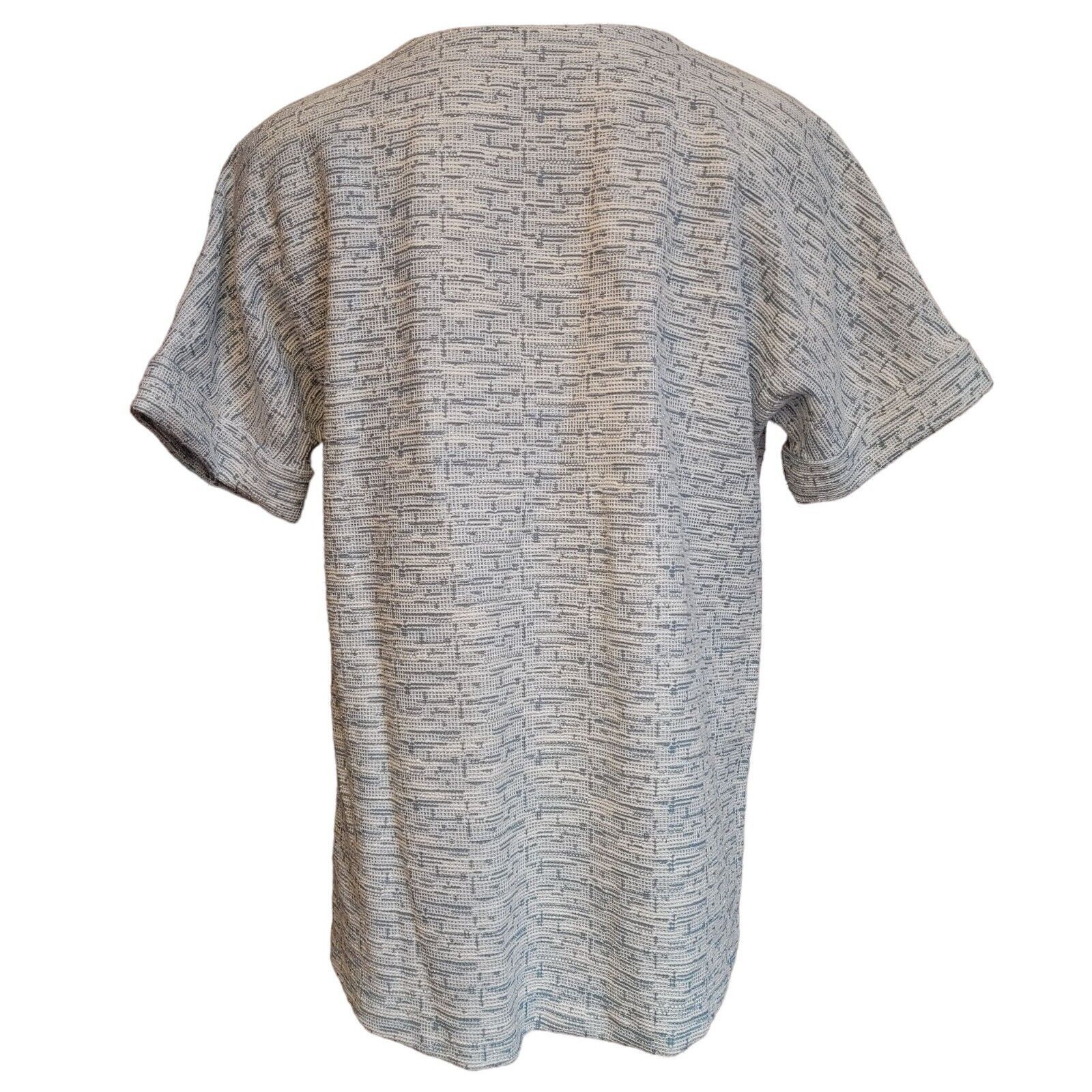Other Loft Outlet Women's Gray Thick Rolled Cuff T-shirt Blouse LG Size L / US 10 / IT 46 - 2 Thumbnail