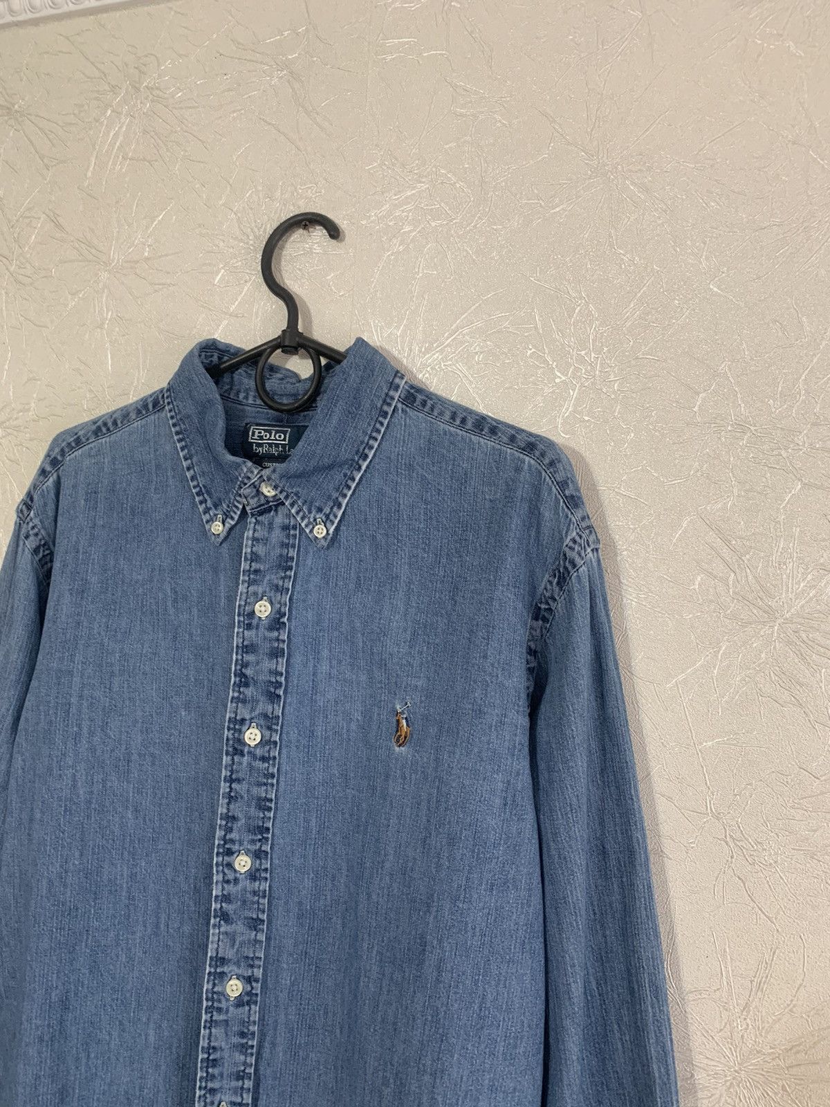 Polo Ralph Lauren × Ralph Lauren Vintage Ralph Lauren Polo Country 1990s Denim Button Shirt L Size US L / EU 52-54 / 3 - 2 Thumbnail