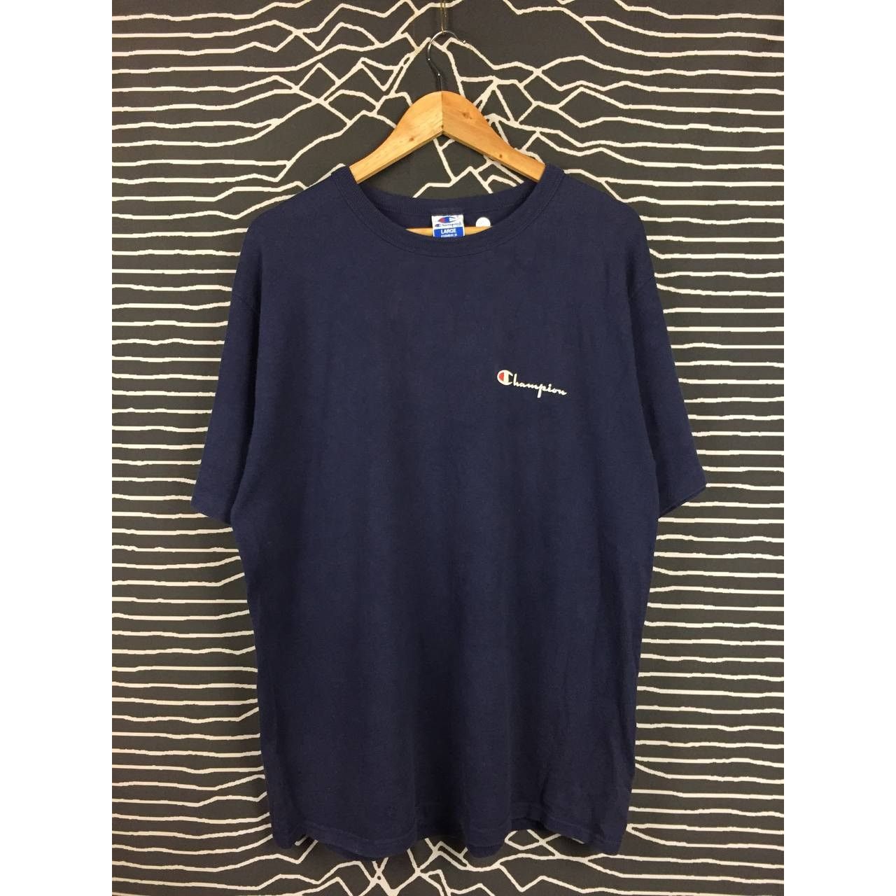 Champion × Vintage Vtg 90s Champion USA Small Logo Casual Crewneck Tee Size US L / EU 52-54 / 3 - 1 Thumbnail