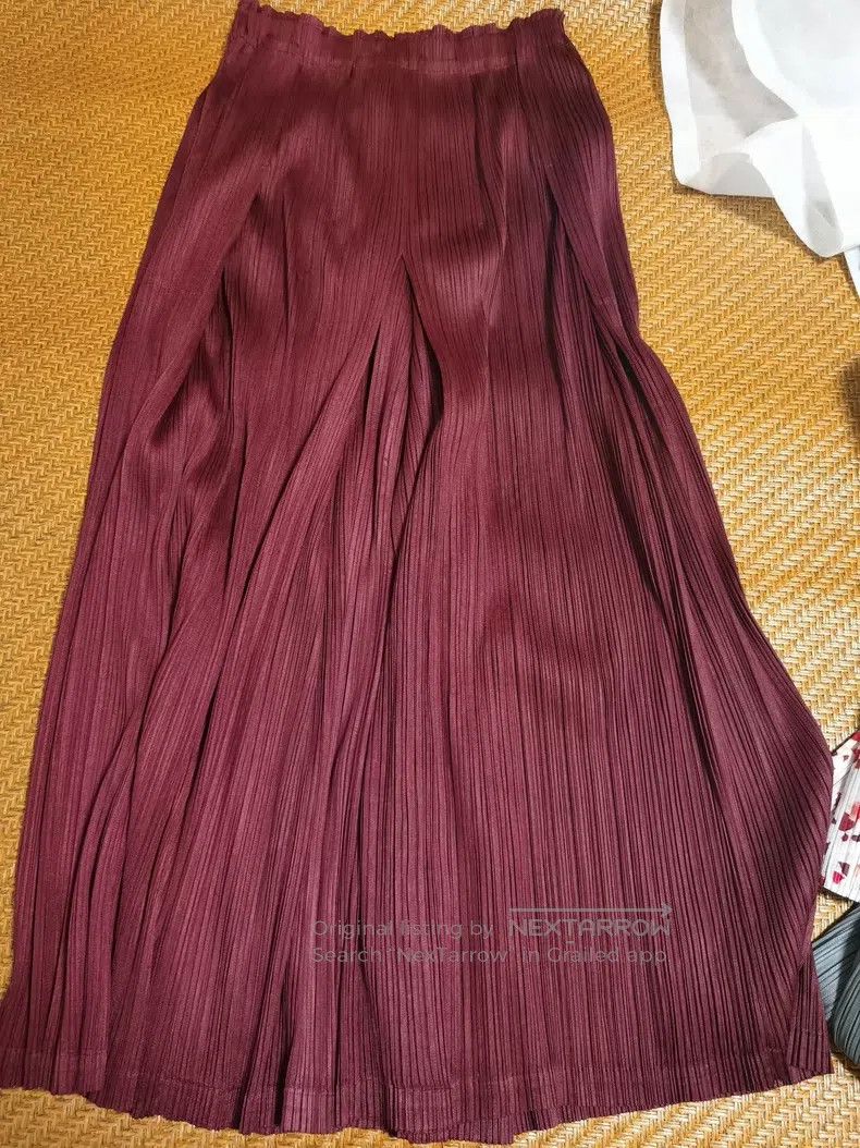 Issey Miyake Issey Miyake size:3 Pleated wide-leg pants Size 31" - 3 Thumbnail