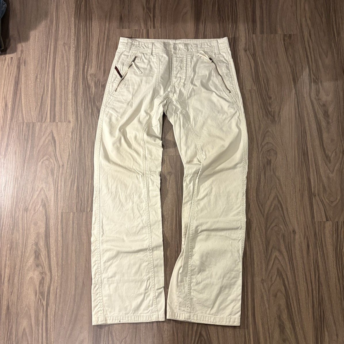 Fiorucci Fiorucci vintage wide leg zipper flared moto jeans pants Size US 32 / EU 48 - 1 Thumbnail