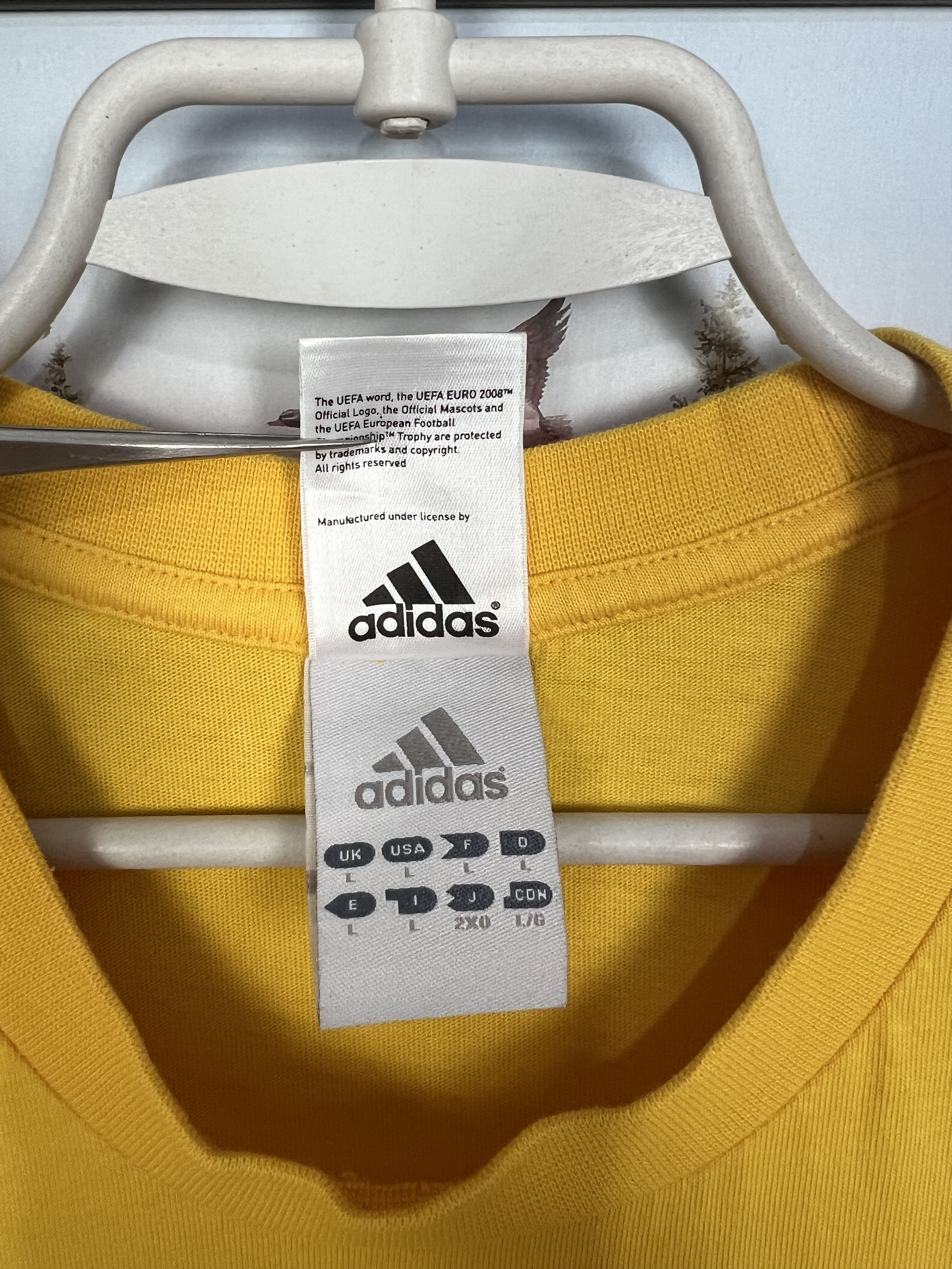 Adidas Vintage Adidas Romania Football Shirts EURO Train Soccer Size US L / EU 52-54 / 3 - 6 Thumbnail