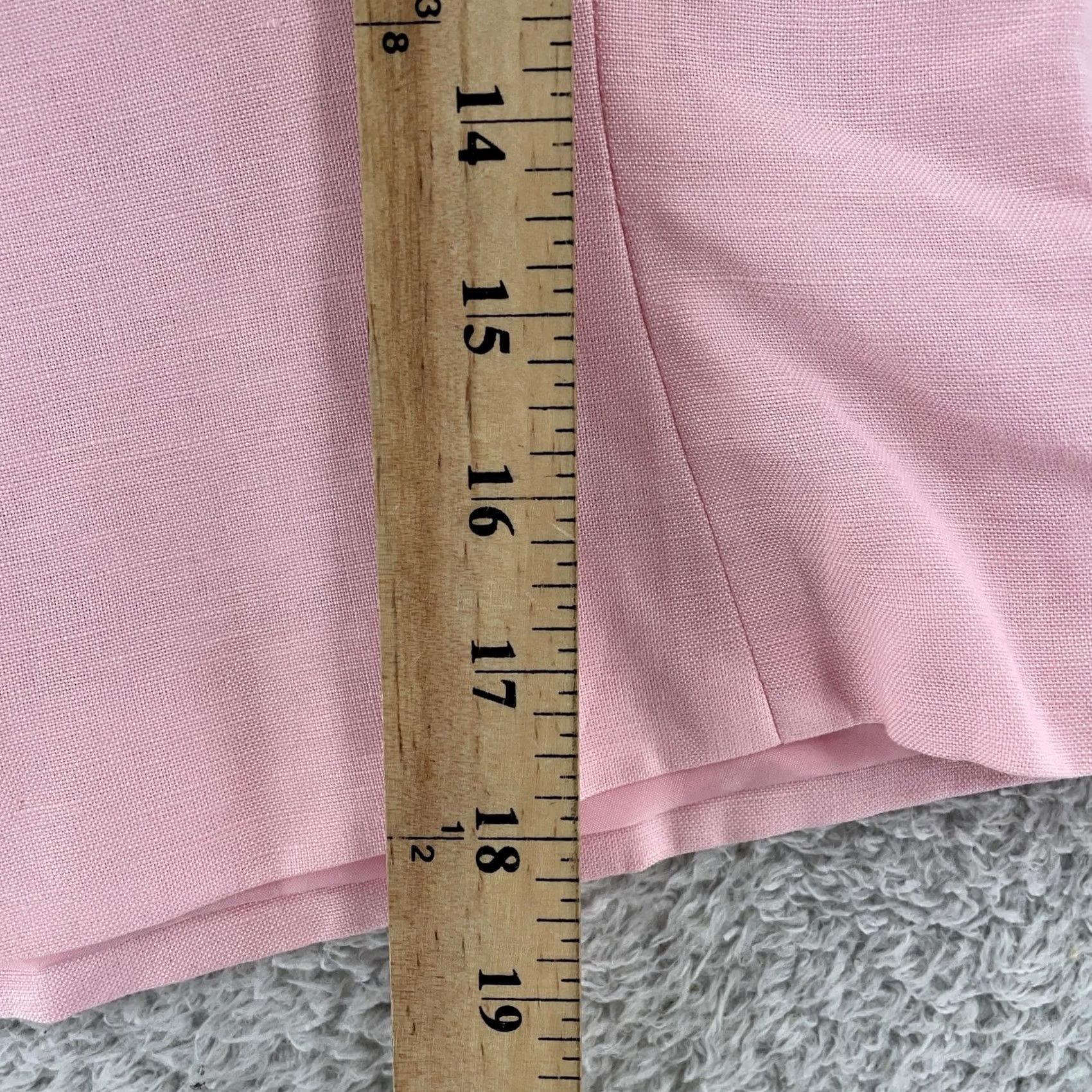 Vintage Tahari Lined Blouse Womens Petite 6P Pink Sleeveless Linen Blend Camisole Tank Shirt Womens Casual Size M / US 6-8 / IT 42-44 - 5 Thumbnail