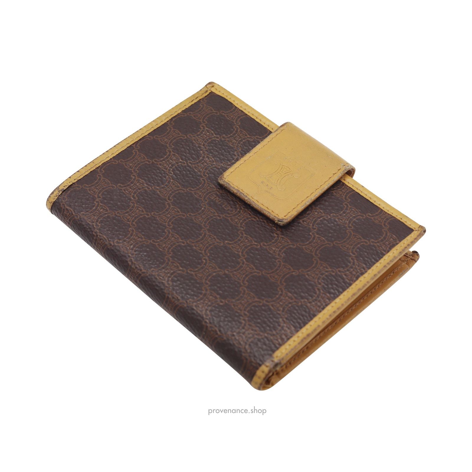Celine 🔴 Celine Snap Wallet - Macadam Triomphe Size ONE SIZE - 4 Thumbnail