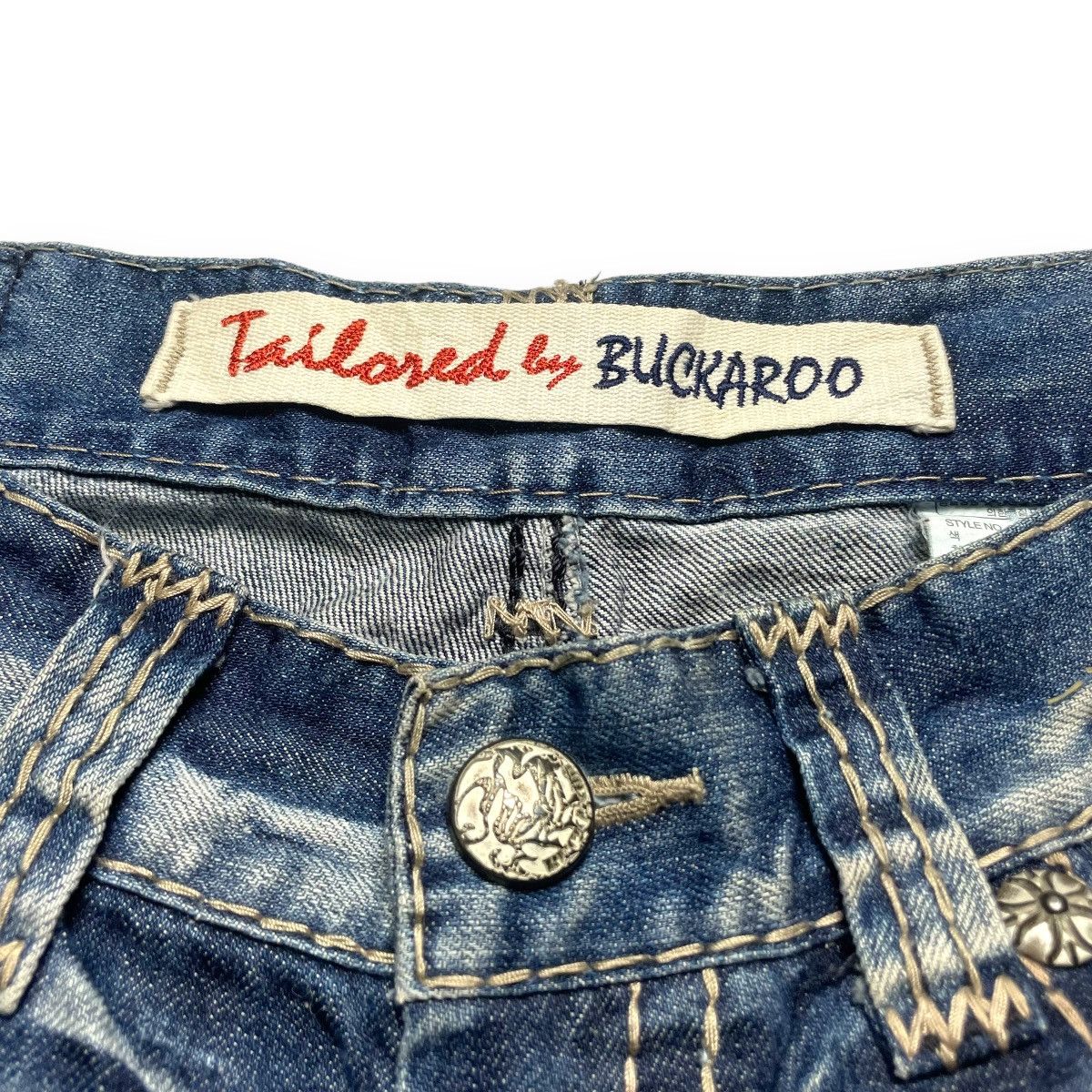 If Six Was Nine VINTAGE BUCKAROO WASHED DENIM PANTS Size US 32 / EU 48 - 9 Thumbnail