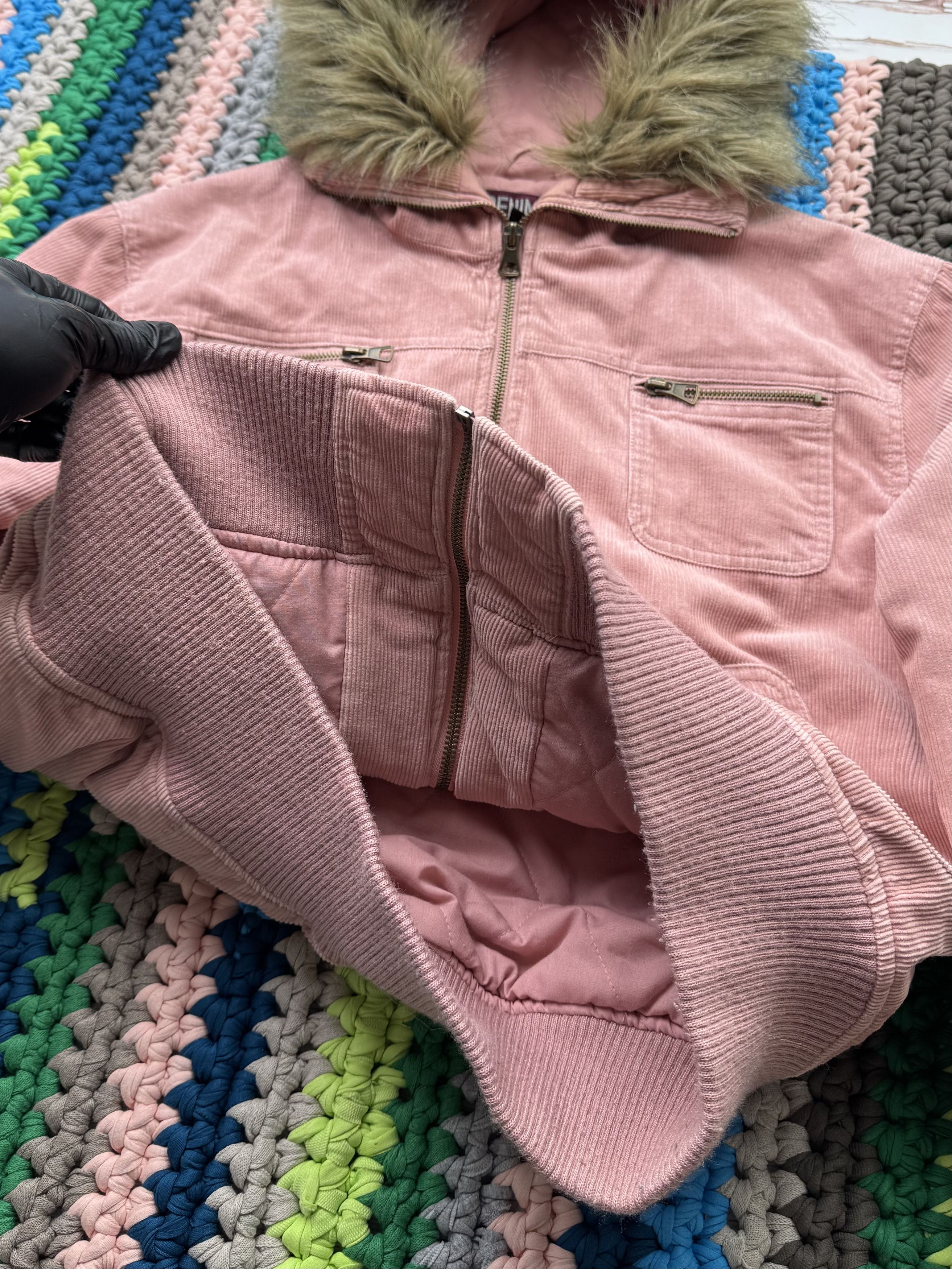 Vintage Vintage Corduroy Jacket With Faux Fur (ET1)(D15) Size US M / EU 48-50 / 2 - 5 Thumbnail
