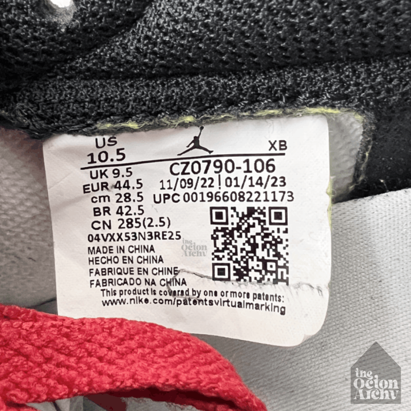 Jordan Brand Air Jordan 1 Retro Low OG 'Black Toe' CZ0790-106 Pre-Owned Size US 10.5 / EU 43-44 - 8 Thumbnail