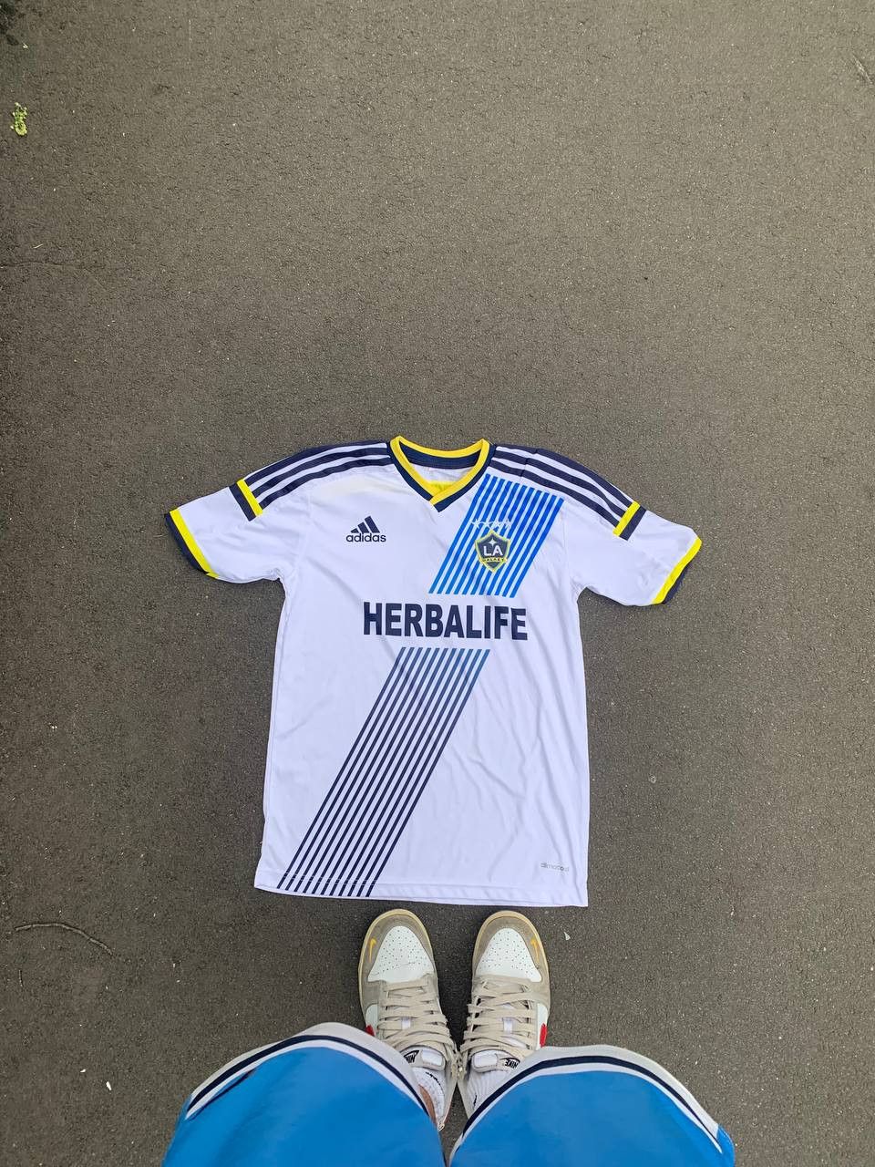 Adidas Los Angeles Galaxy Gerrard Soccer Jersey Size US S / EU 44-46 / 1 - 1 Thumbnail