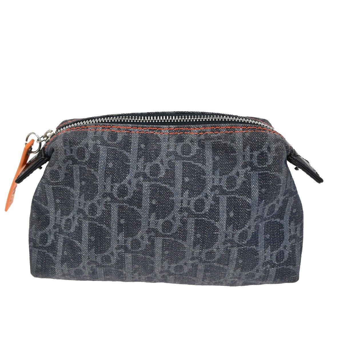 Dior Christian Dior Flight pouch Trotter Pattern Denim Size ONE SIZE - 1 Thumbnail