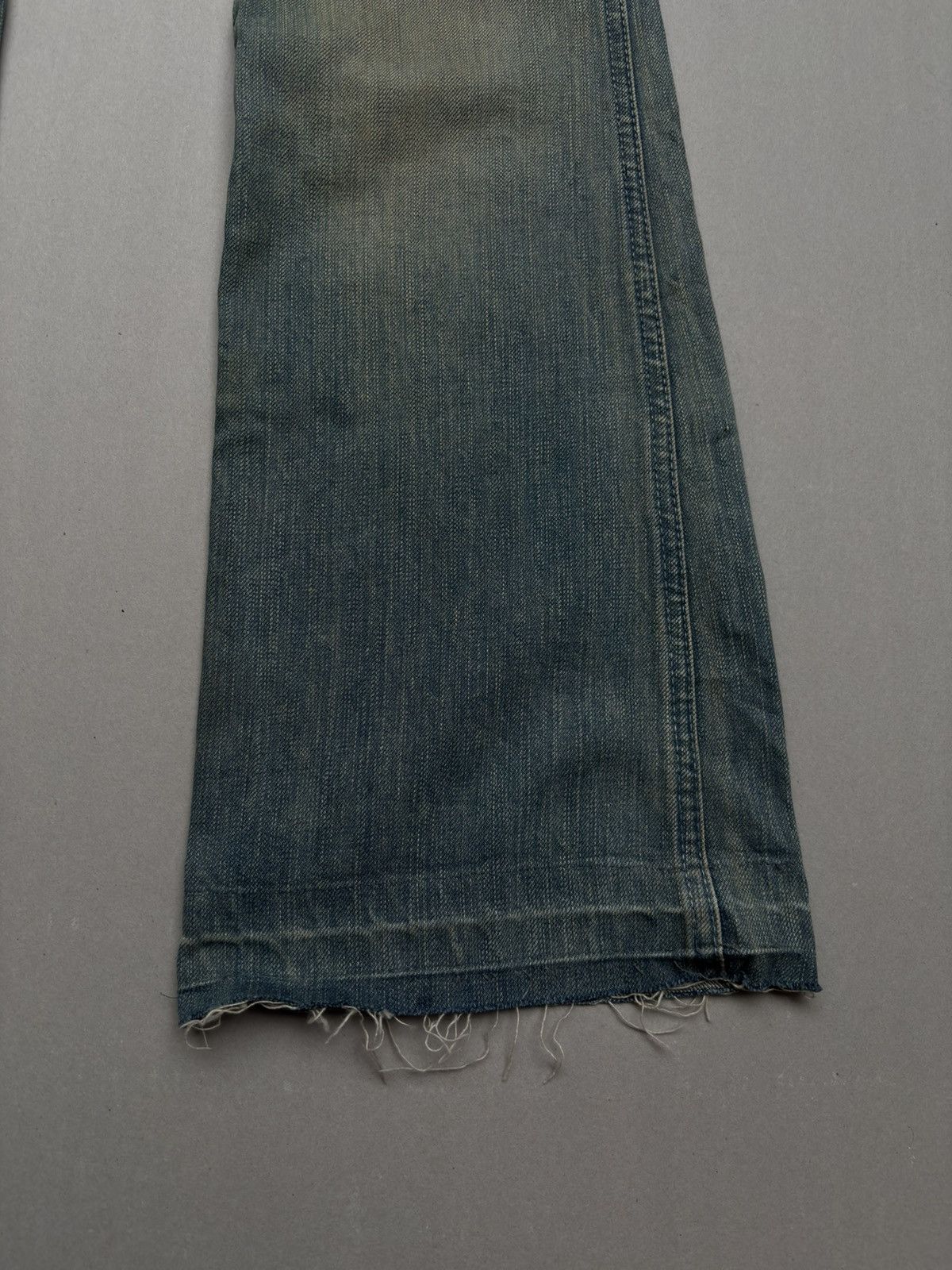 Japanese Brand ACOUSTIC lace-up flare jeans Size US 29 - 6 Thumbnail