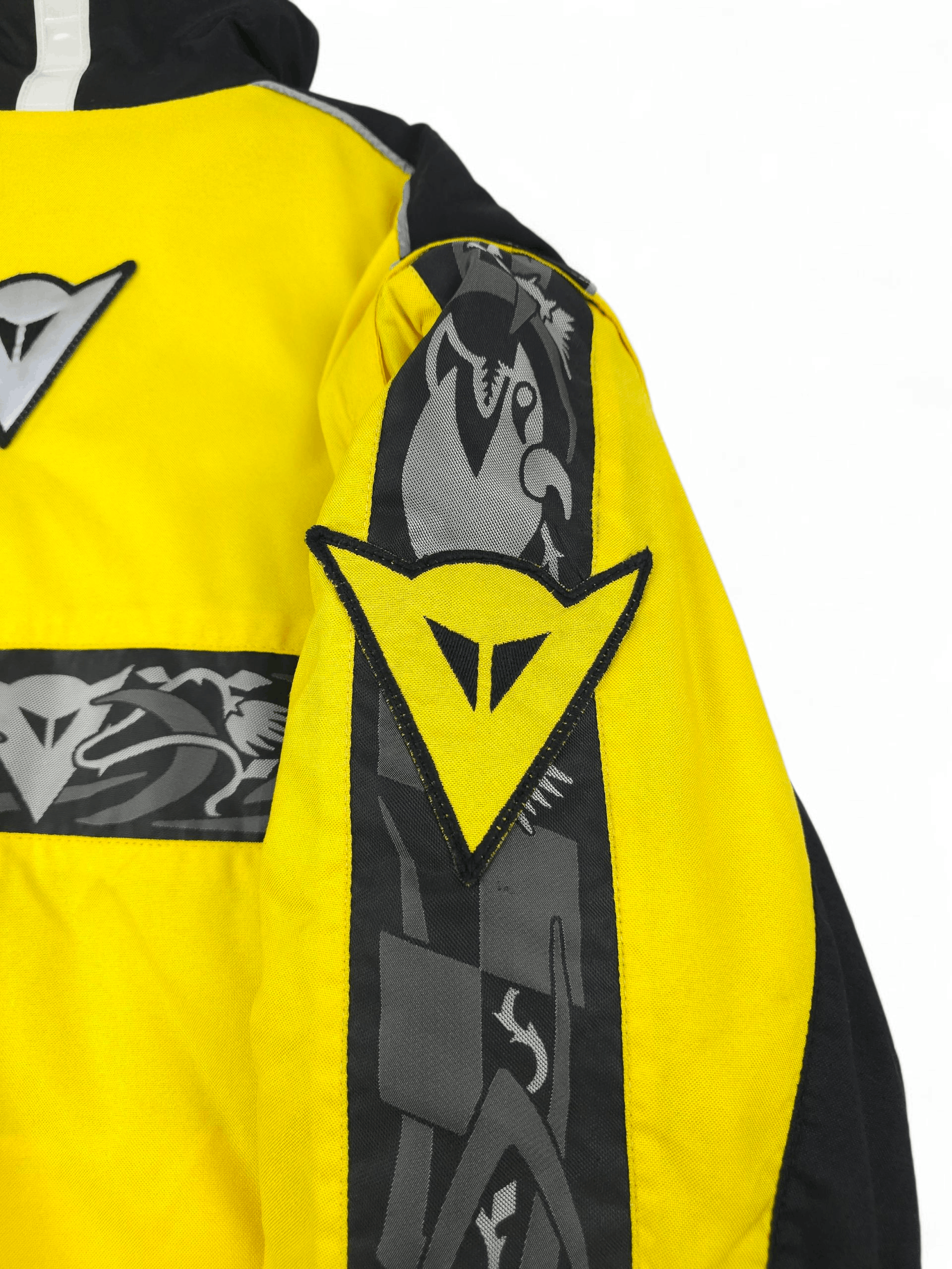 Dainese 💎 Vintage Dainese Belzebu Yellow Biker Moto Jacket Y2K Size US L / EU 52-54 / 3 - 6 Thumbnail