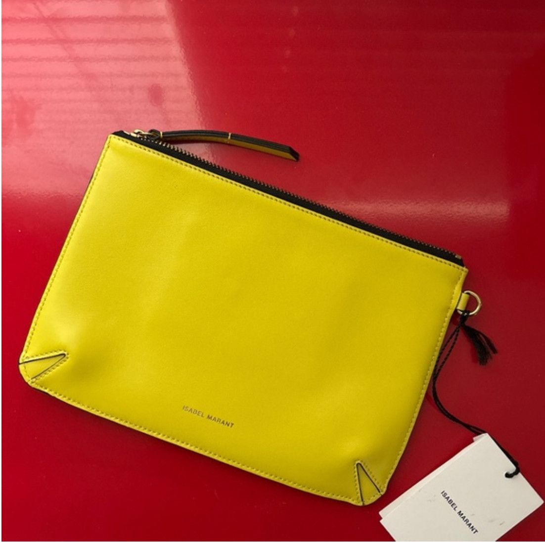 Isabel Marant Isabel Marant Nysko yellow pouch Size ONE SIZE - 2 Thumbnail