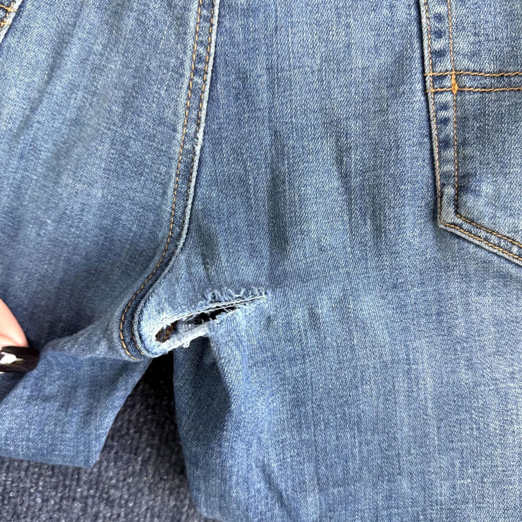 Lucky Brand Lucky Brand 223 Straight Jeans Mens 34x30 Medium Wash Blue Denim For Repair Size US 34 / EU 50 - 3 Thumbnail