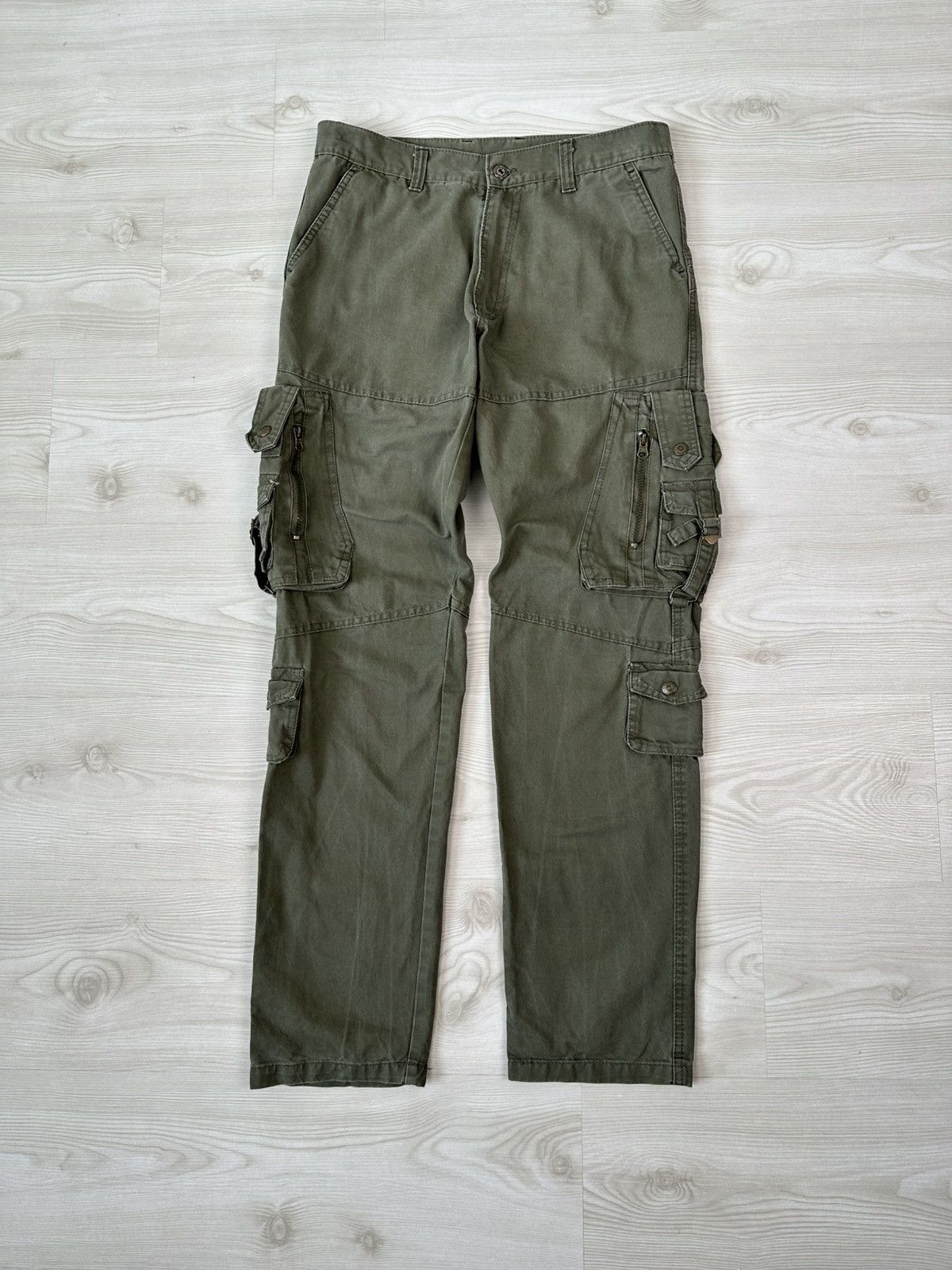 Japanese Brand Vintage Y2k Baggy Cargo Pants Avant Garde If Six Was Nine Size US 32 / EU 48 - 1 Thumbnail
