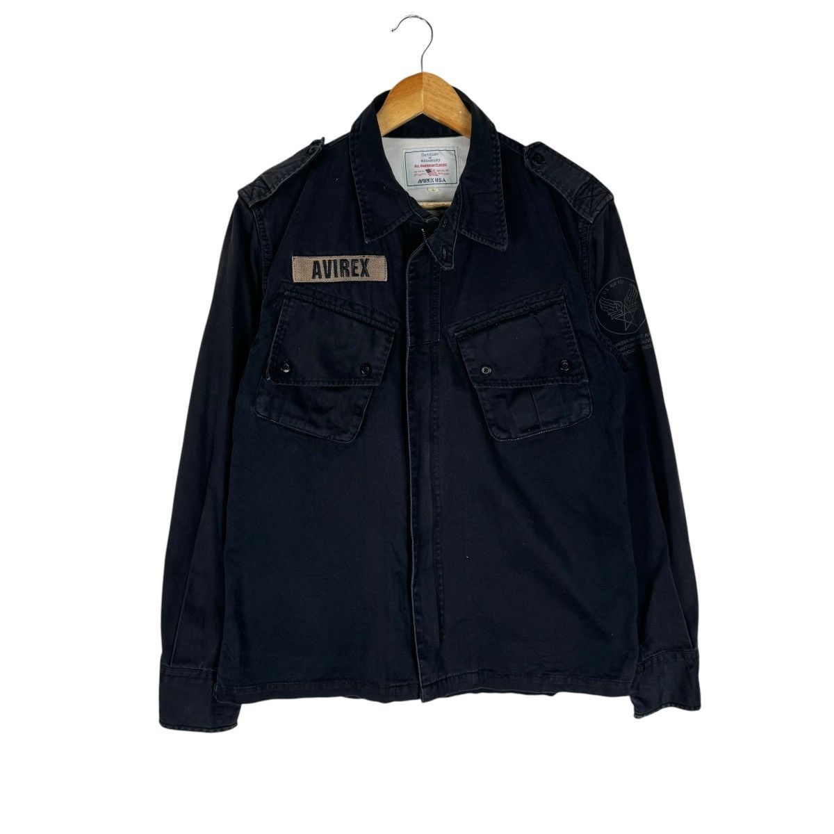 Avirex ☀️AVIREX USAF RIPSTOP ZIPPER JACKET Size US L / EU 52-54 / 3 - 1 Thumbnail