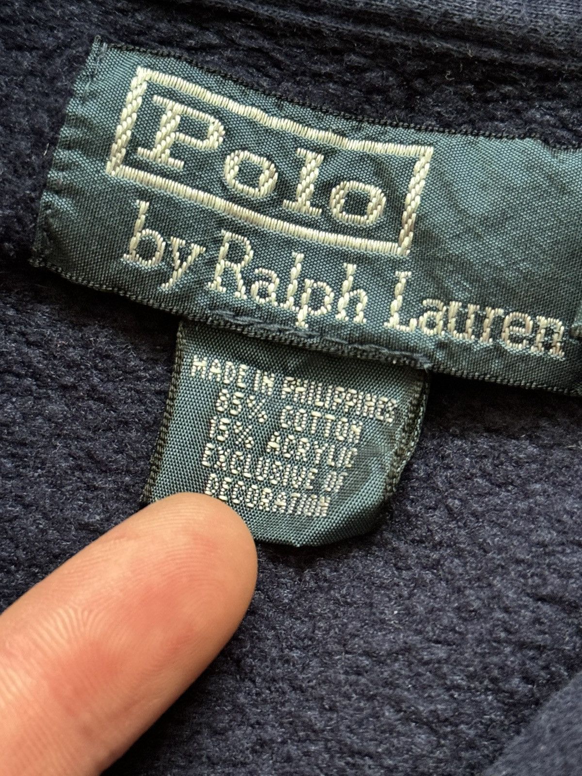 Polo Ralph Lauren × Vintage Polo Ralph Lauren S button up cardigan sweatshirt knitwear Size US S / EU 44-46 / 1 - 11 Thumbnail