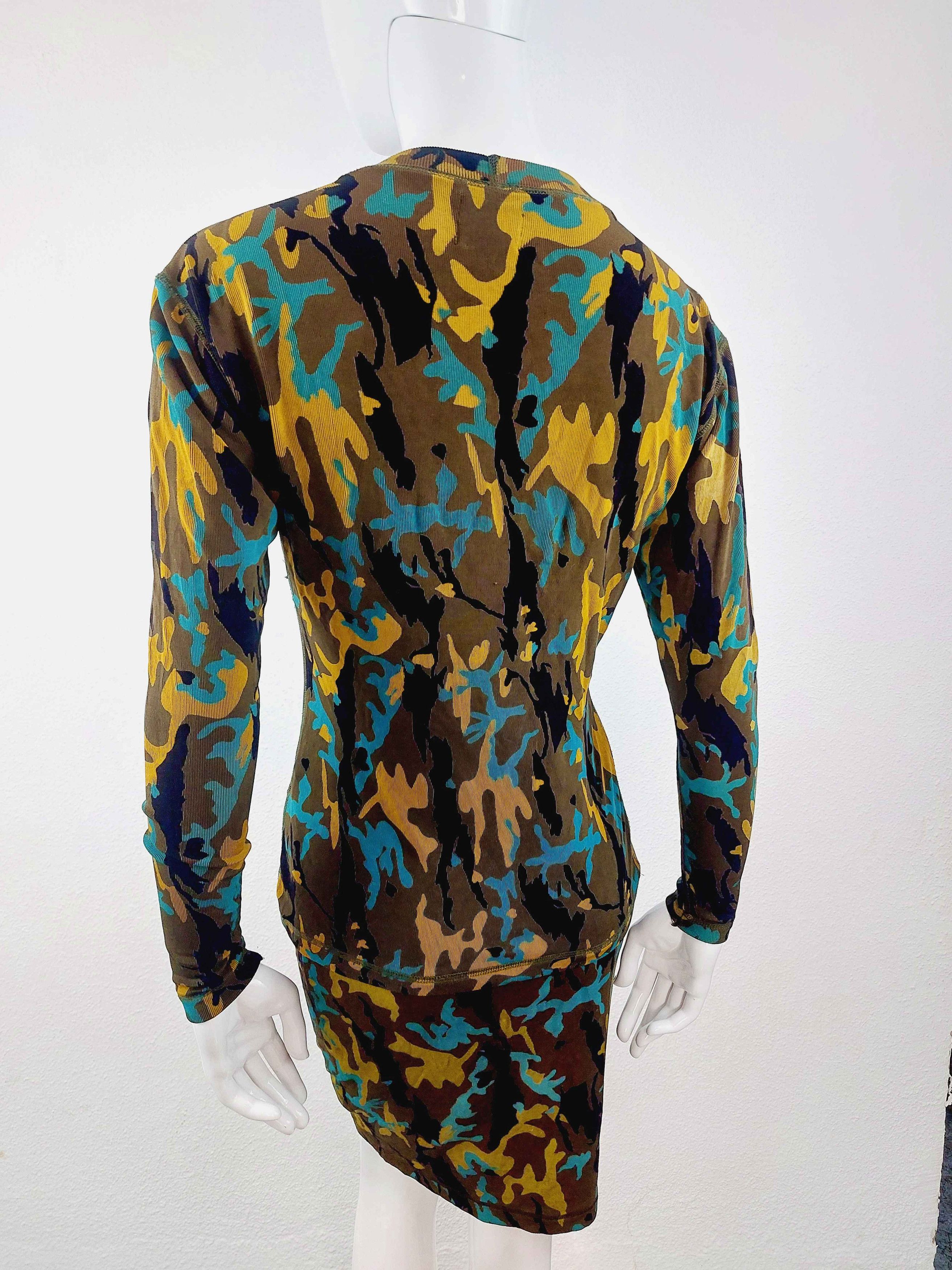 Jean Paul Gaultier Jean Paul Gaultier Junior Camouflage Military Tactical Dress Size M / US 6-8 / IT 42-44 - 9 Thumbnail