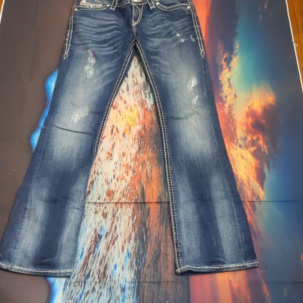 Rock Revival ROCK revival benny boot jeans size 28 Size 28" / US 6 / IT 42 - 2 Thumbnail